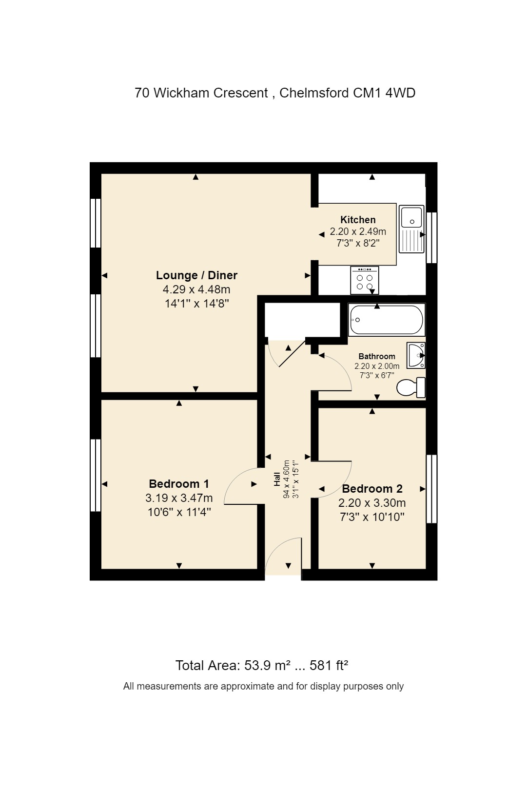 70, Chelmsford floorplan