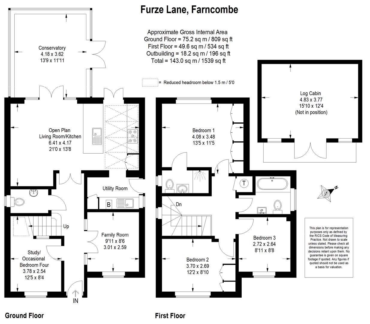 Chipley, 20a, Furze Lane, Farncombe floorplan