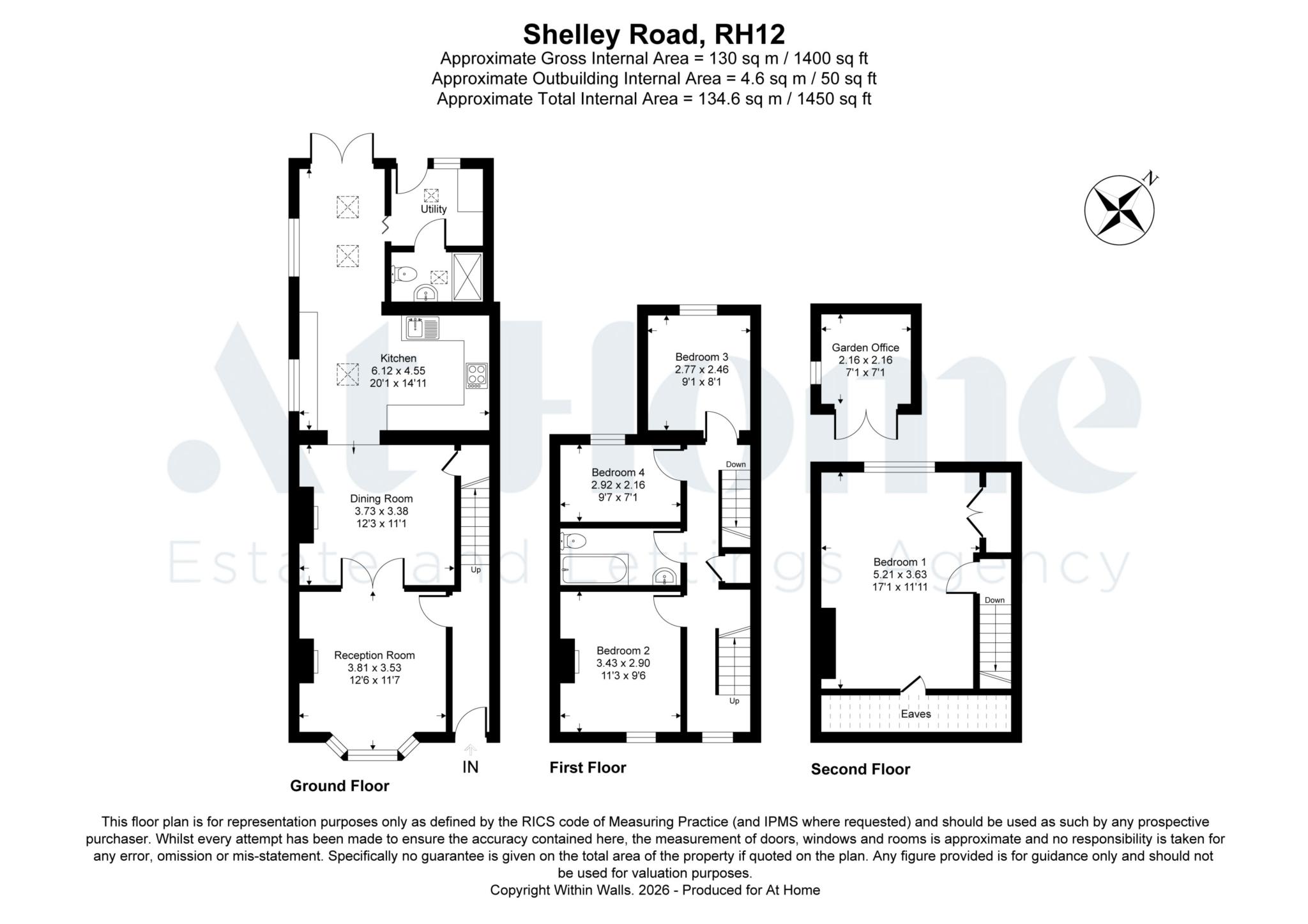 11, Shelley Road, Horsham floorplan