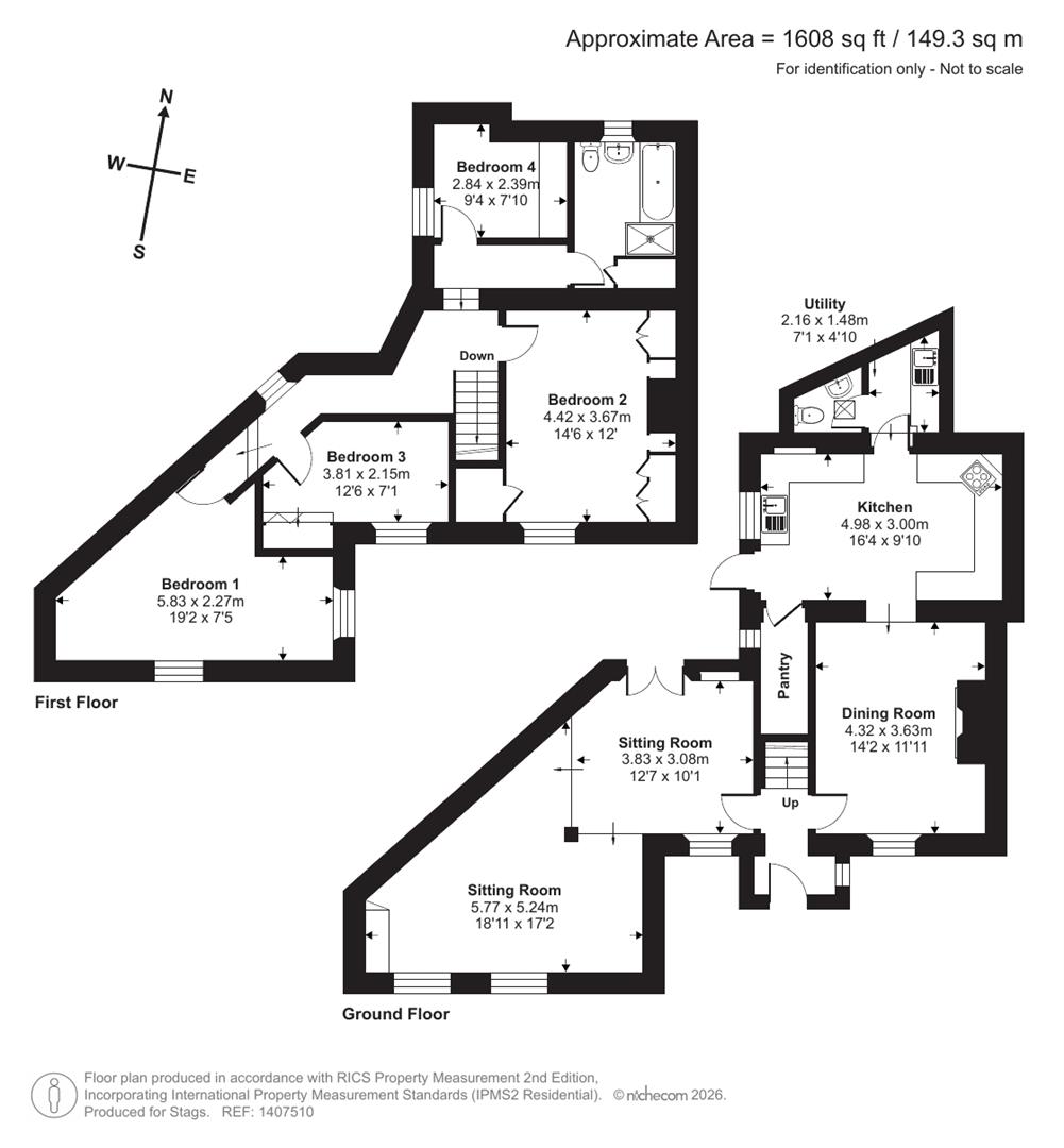 Bridge House, Lower Town, Sampford Peverell floorplan