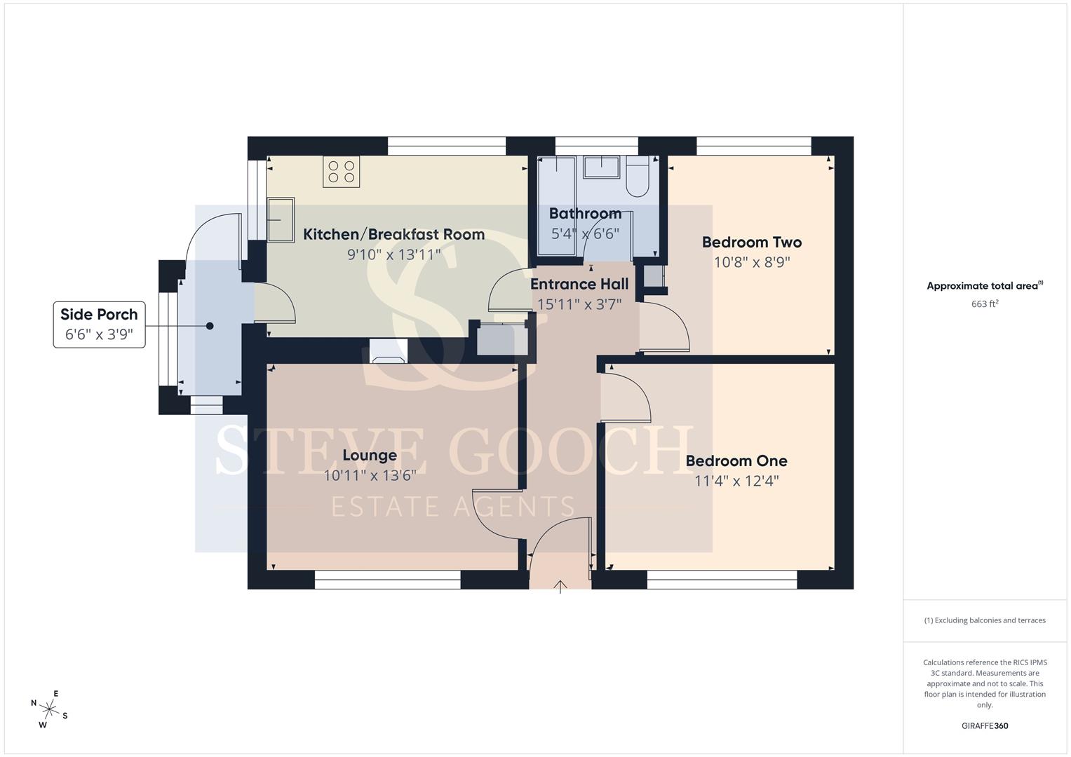 60, Somerset Road, Cinderford floorplan