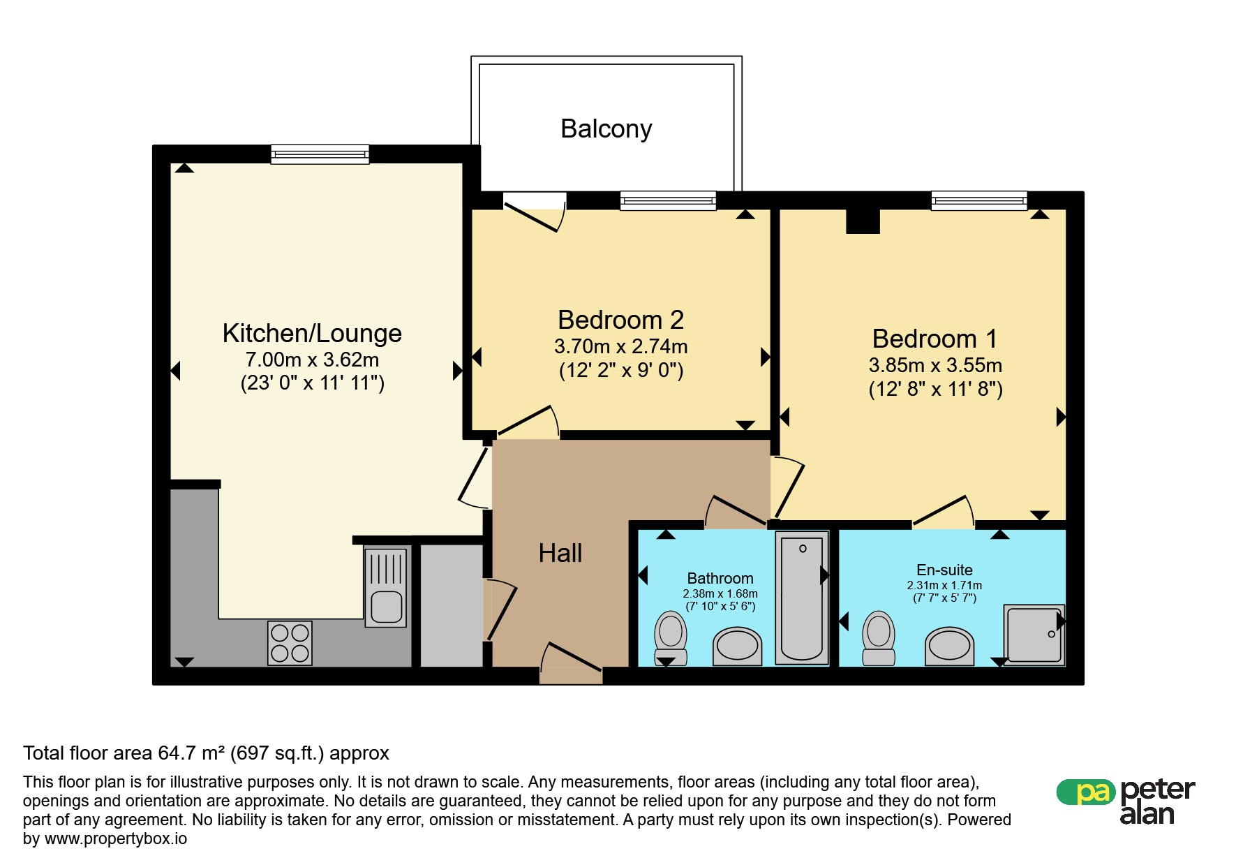 Apartment 55, Excelsior, 3, Princess Way, Swansea floorplan
