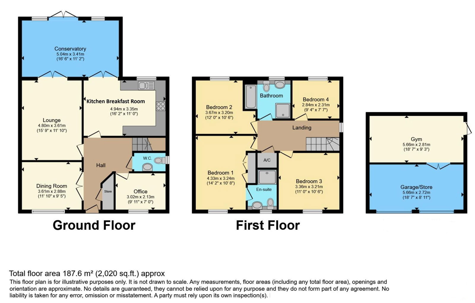 8, Grebe Close, Buckingham floorplan