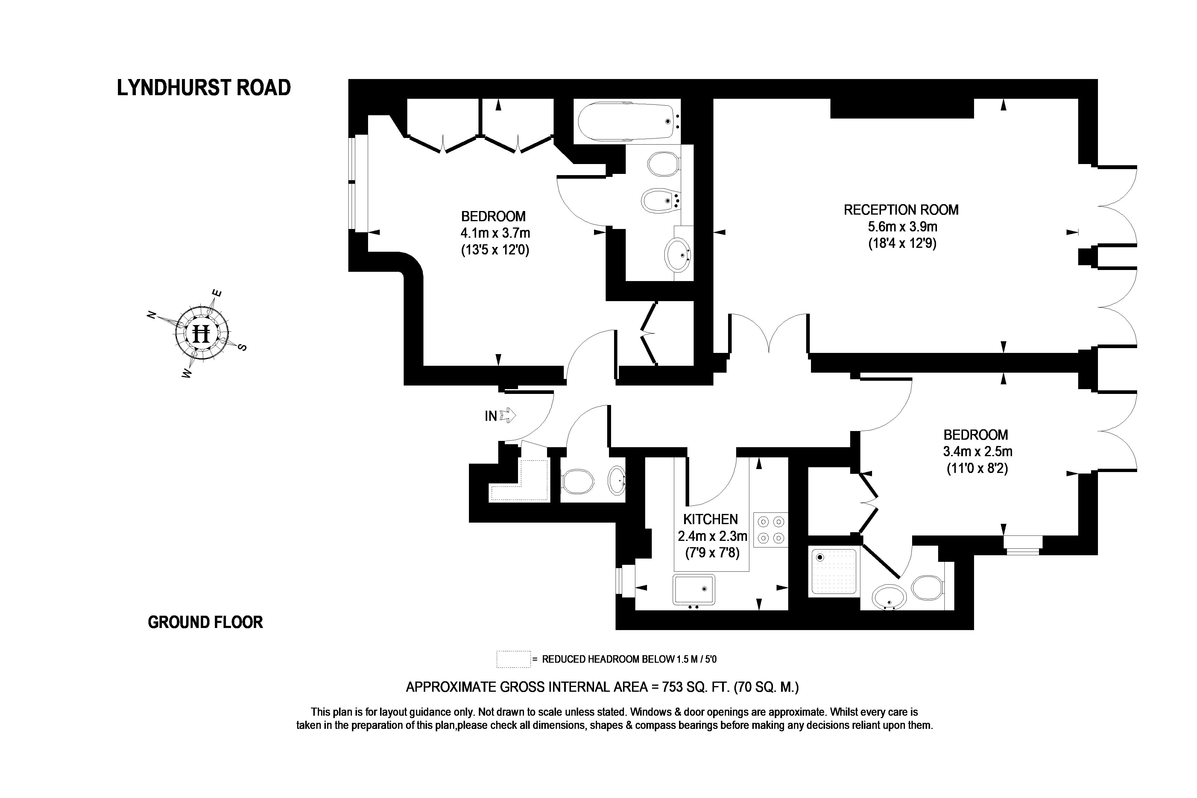 Lyndhurst Road, London floorplan