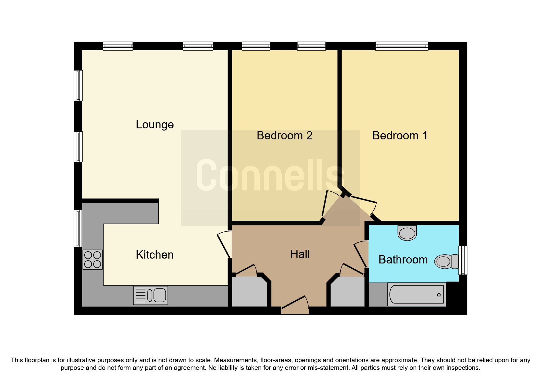 Abbey Close, Taunton TA1, 2 bedroom flat for sale 64330448