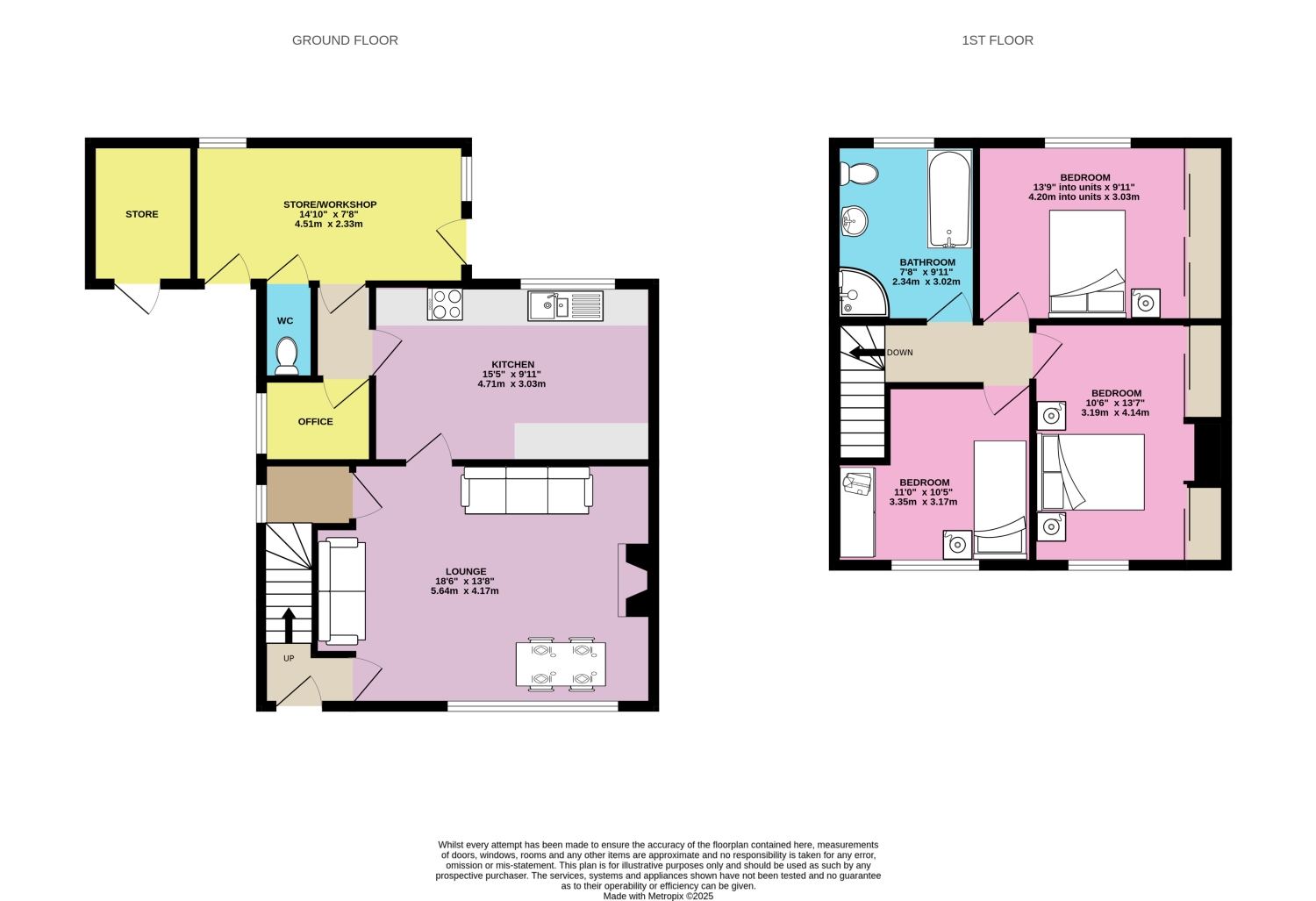 1 Old Road Close, Stone floorplan