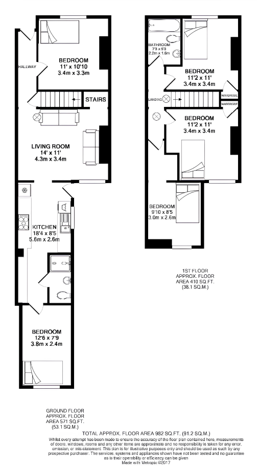 31, Lancaster Road, Canterbury floorplan