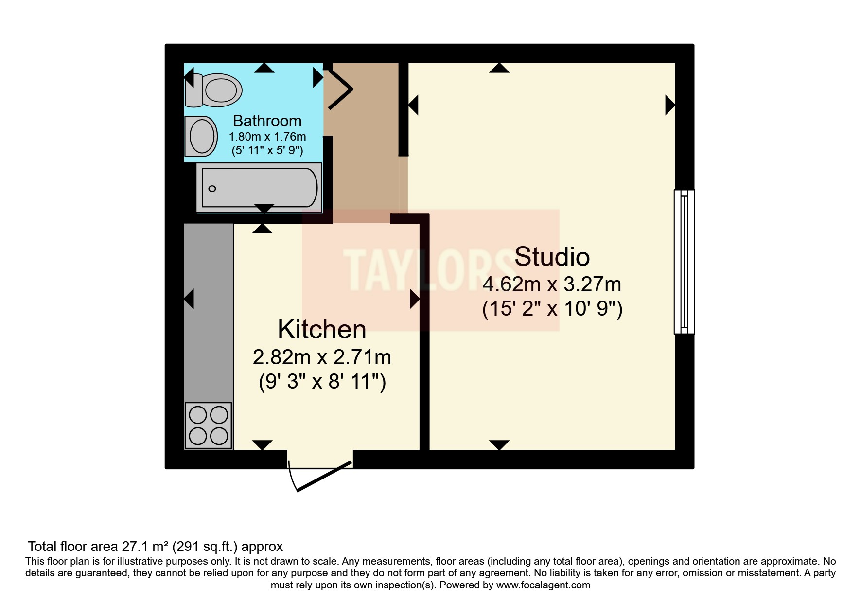 105B,, Pixmore Avenue, Hertfordshire floorplan