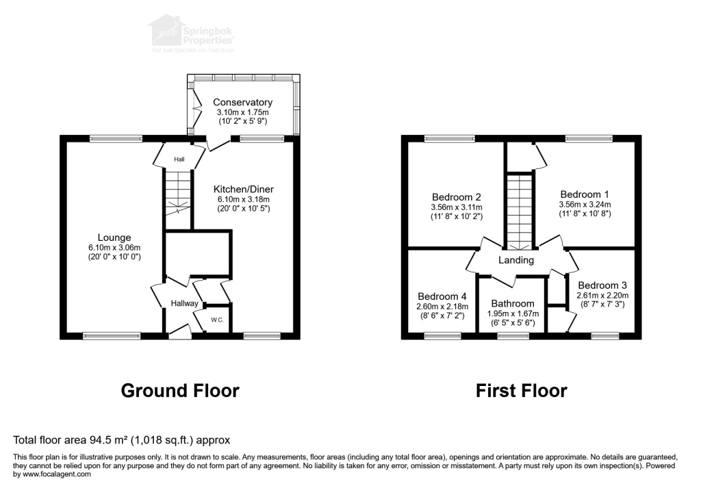 15, Brookside, Ashbourne floorplan