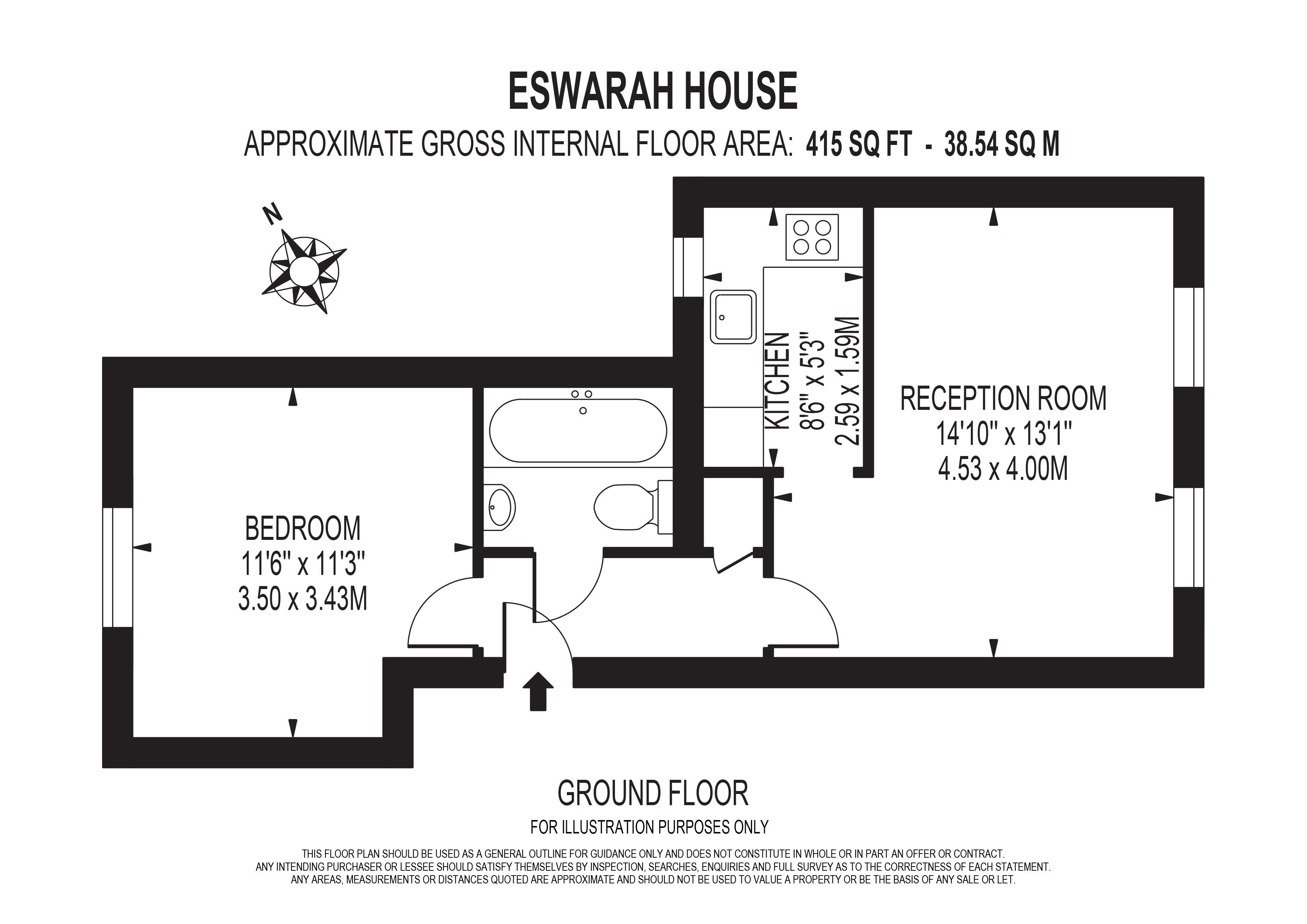2 Eswarah House, Epsom Road, Epsom floorplan