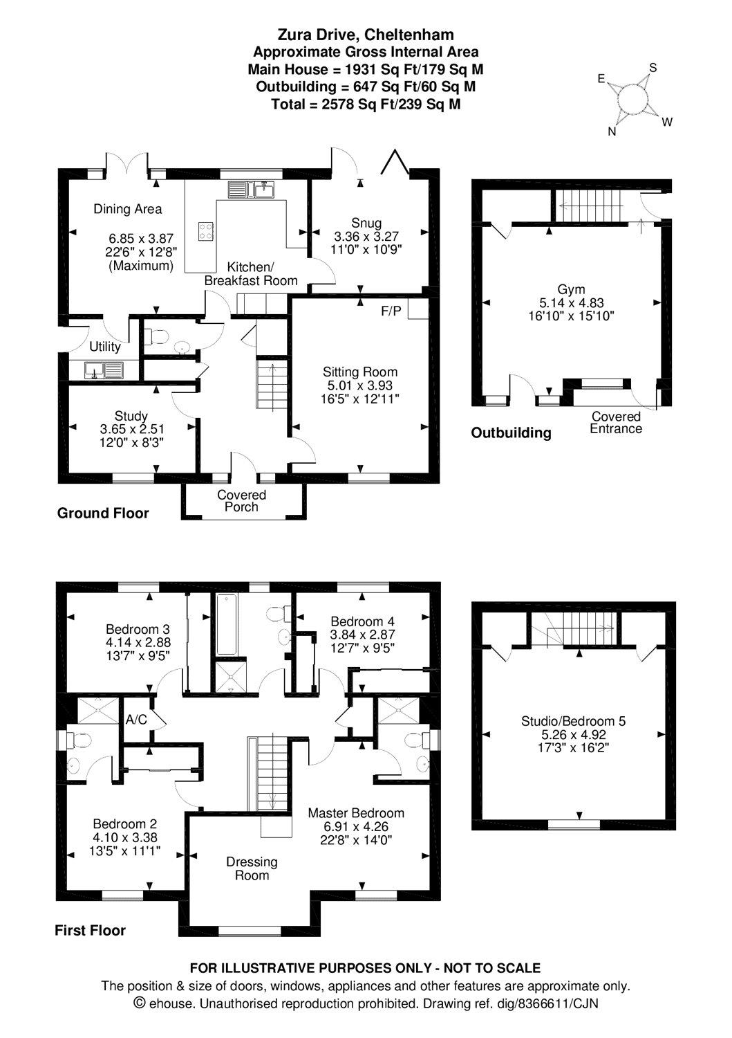 0 Bedrooms Detached house for sale in Zura Drive, Stoke Orchard, Cheltenham, Gloucestershire GL52