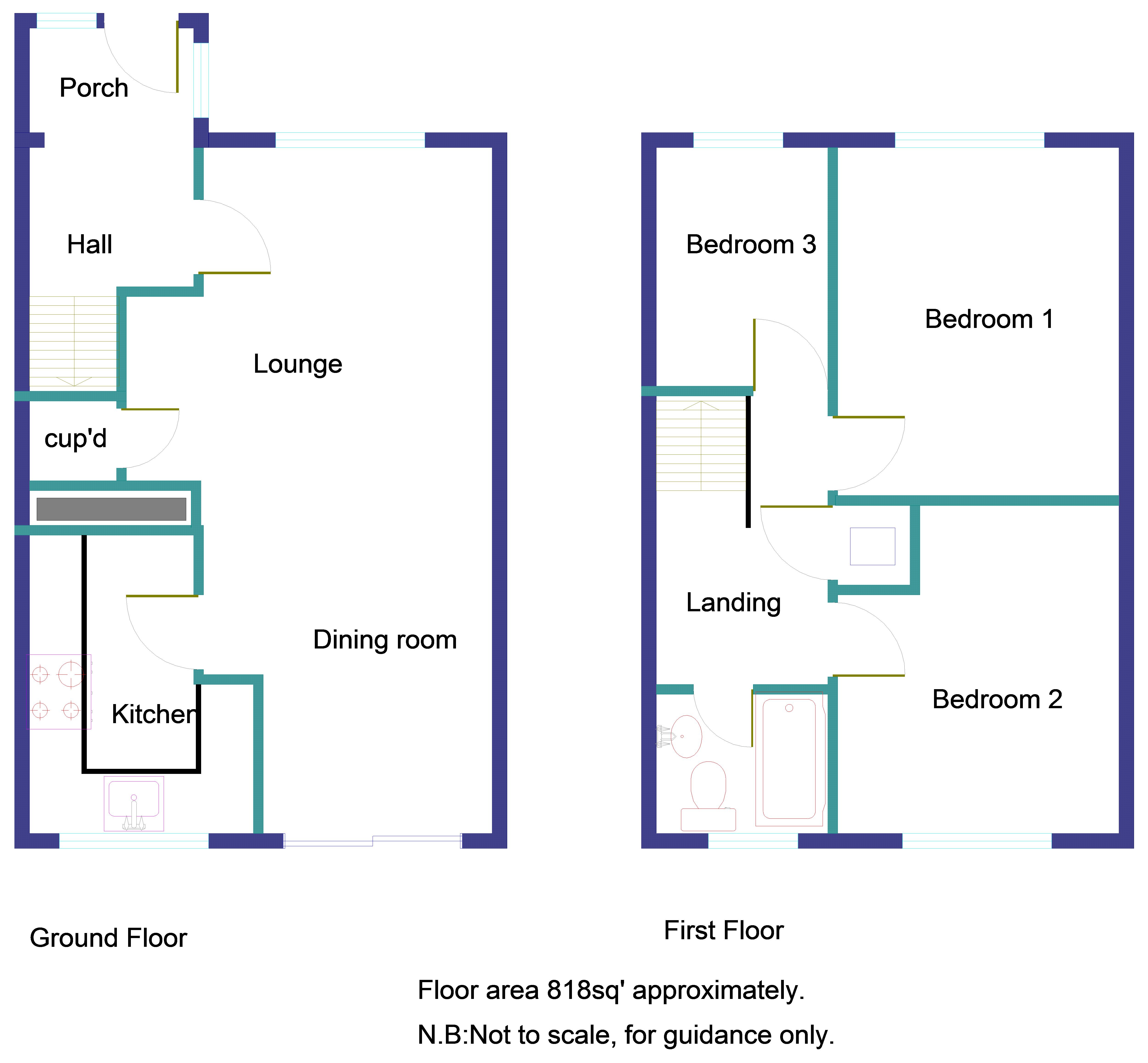 37, Newenden Close, Maidstone floorplan