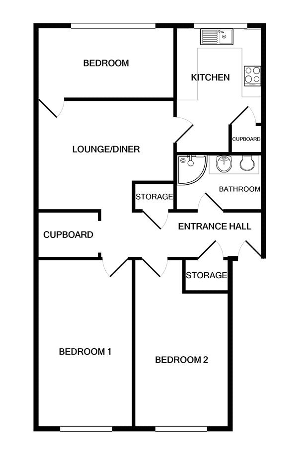 227, Park Barn Drive, Guildford floorplan