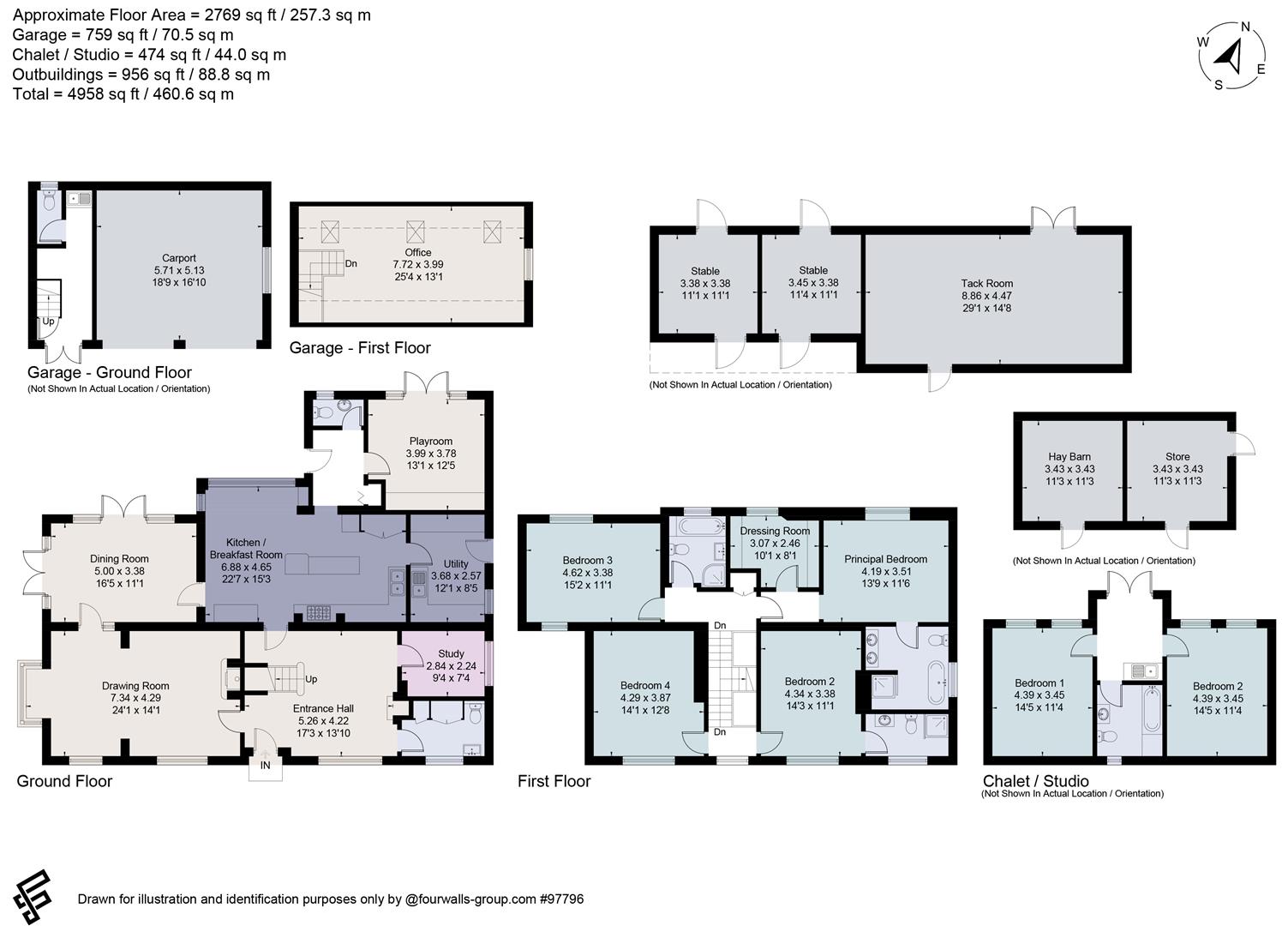 Barbarons, Plaistow Road, Dunsfold floorplan