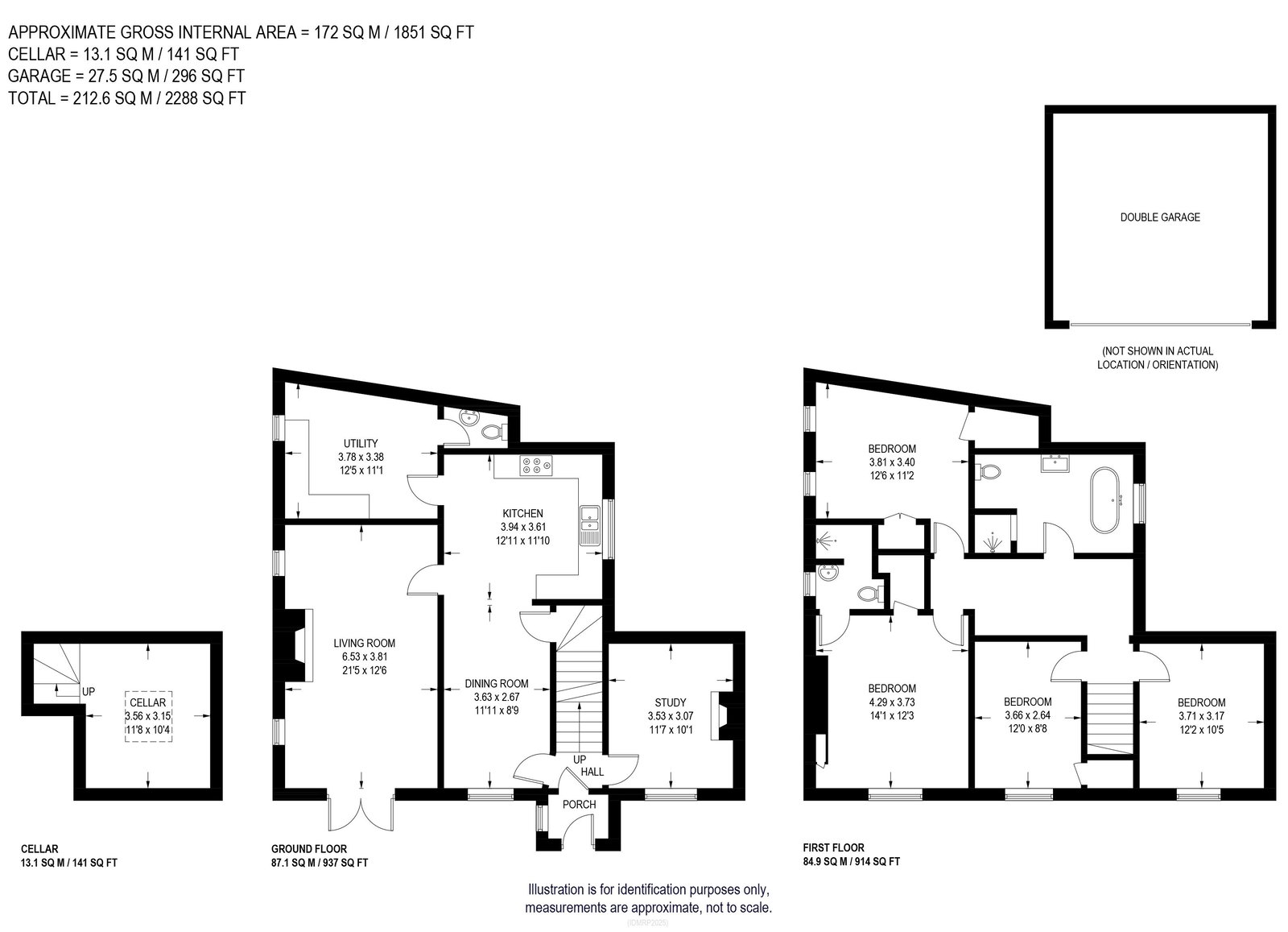 155, Carr Lane, Dronfield floorplan