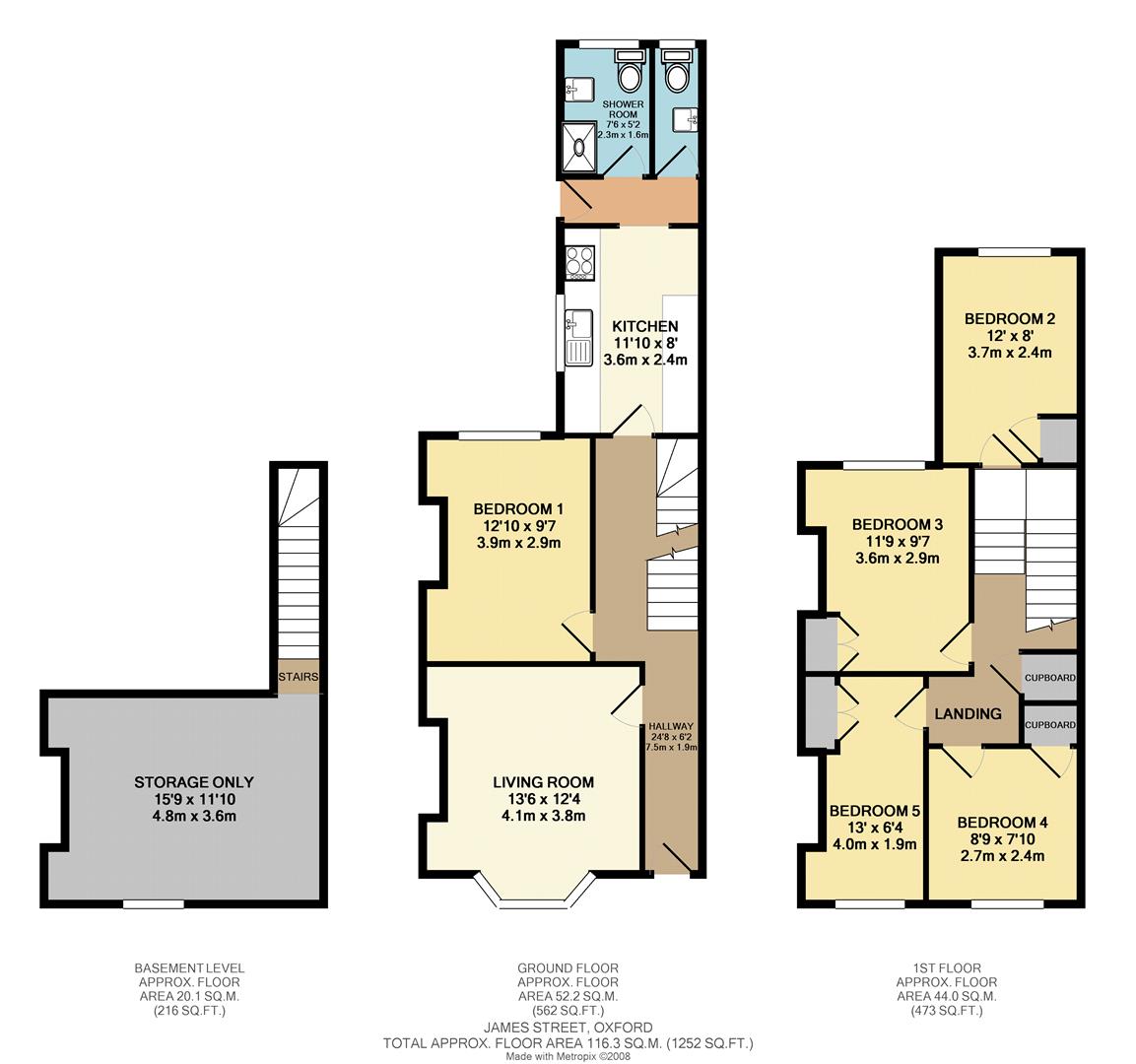 James Street, Oxfordshire floorplan