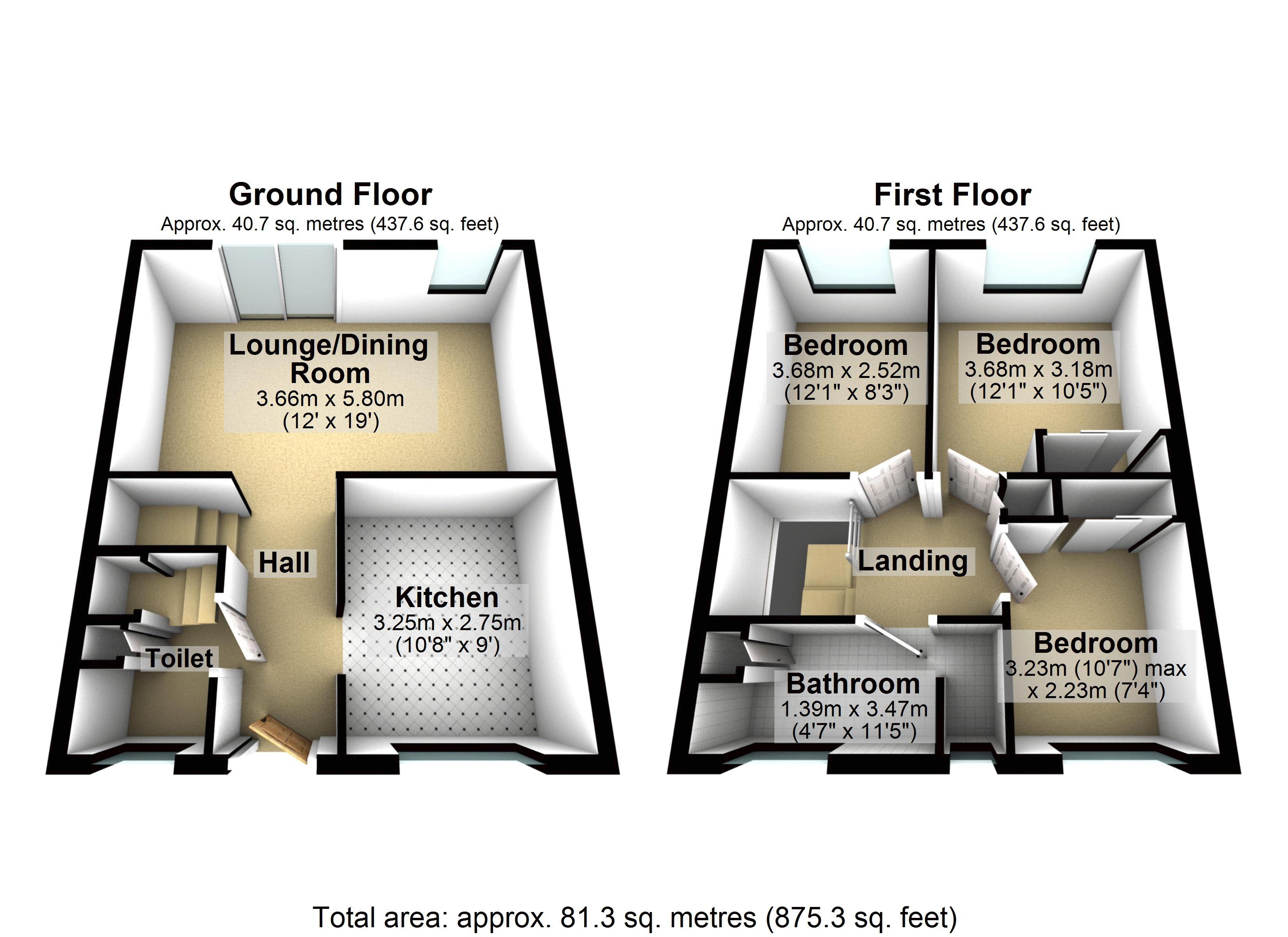 67, Paddock Close, Dartford floorplan