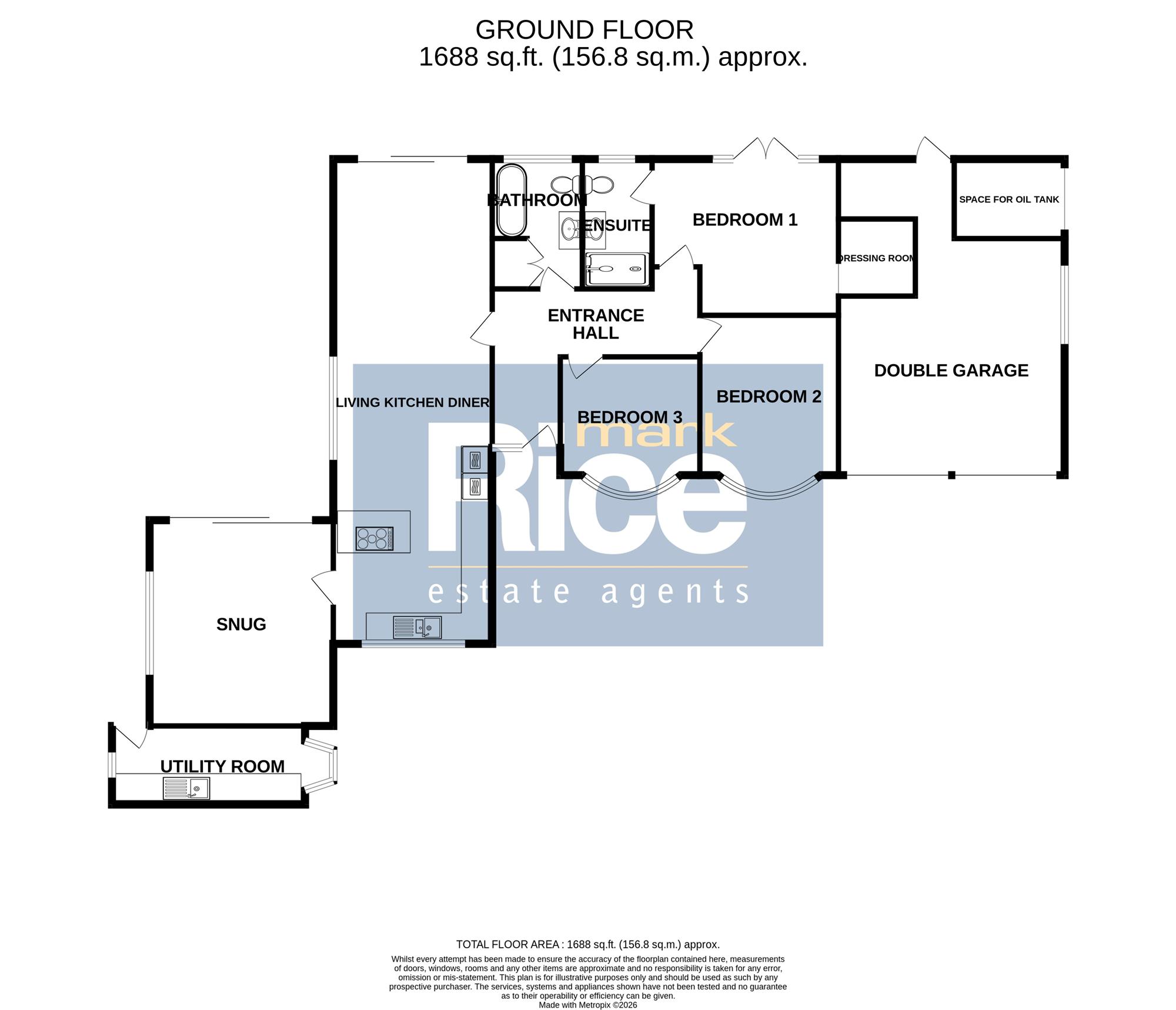 23, Southgate Spinneys, South Rauceby floorplan