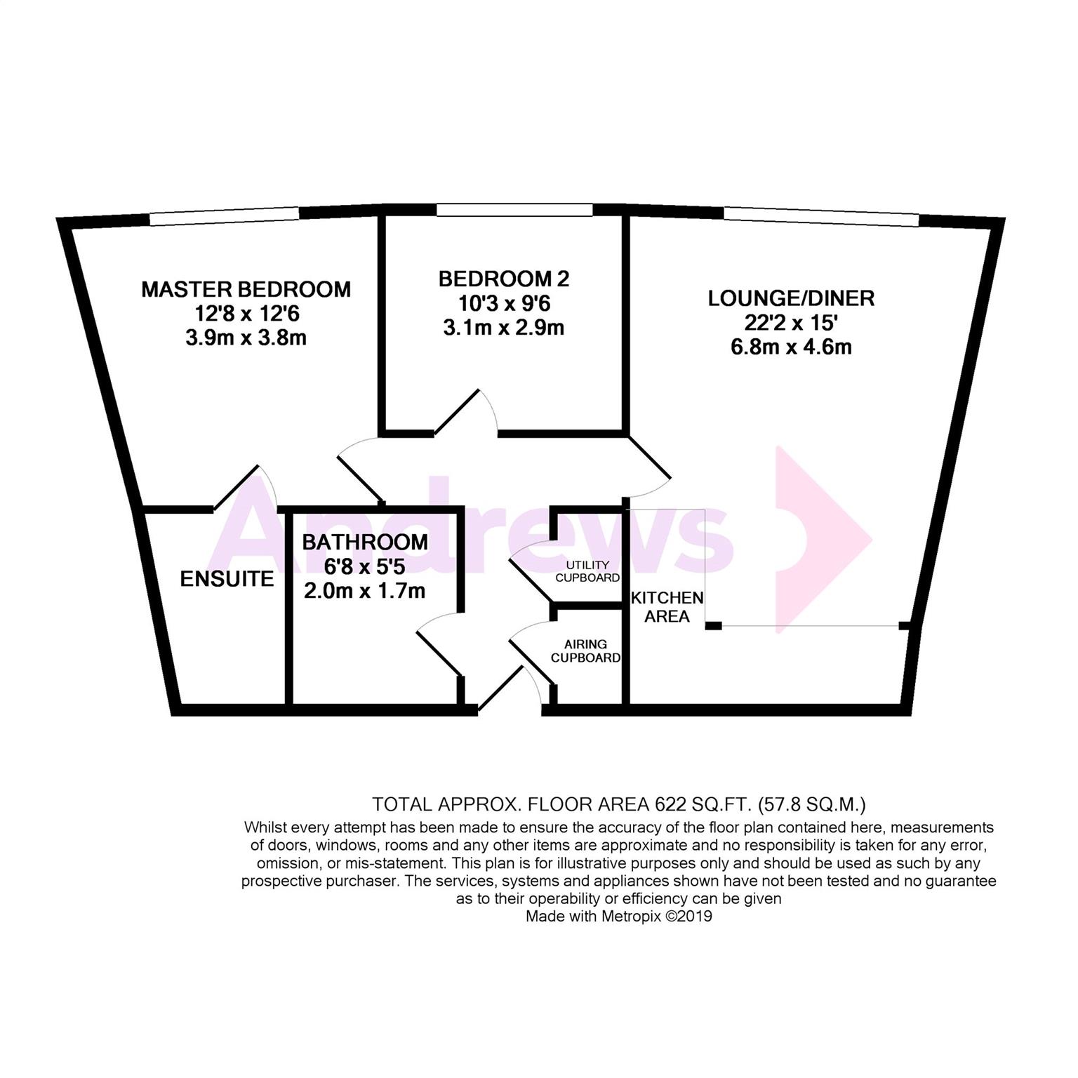 2 Bedrooms Flat to rent in Queensway, Redhill, Surrey RH1