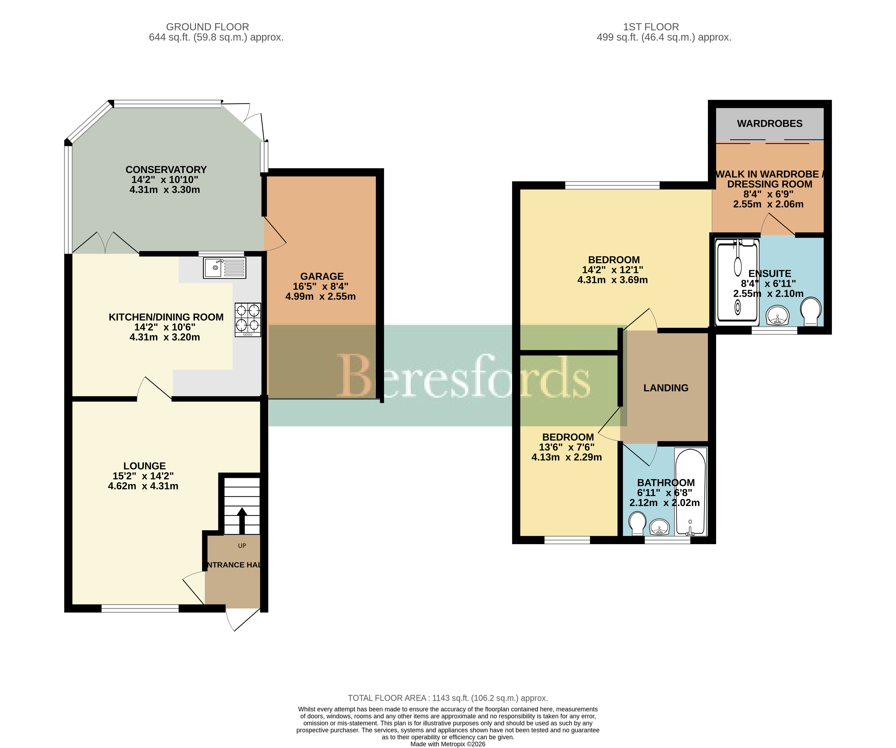 4, Rosewood Close, Essex floorplan