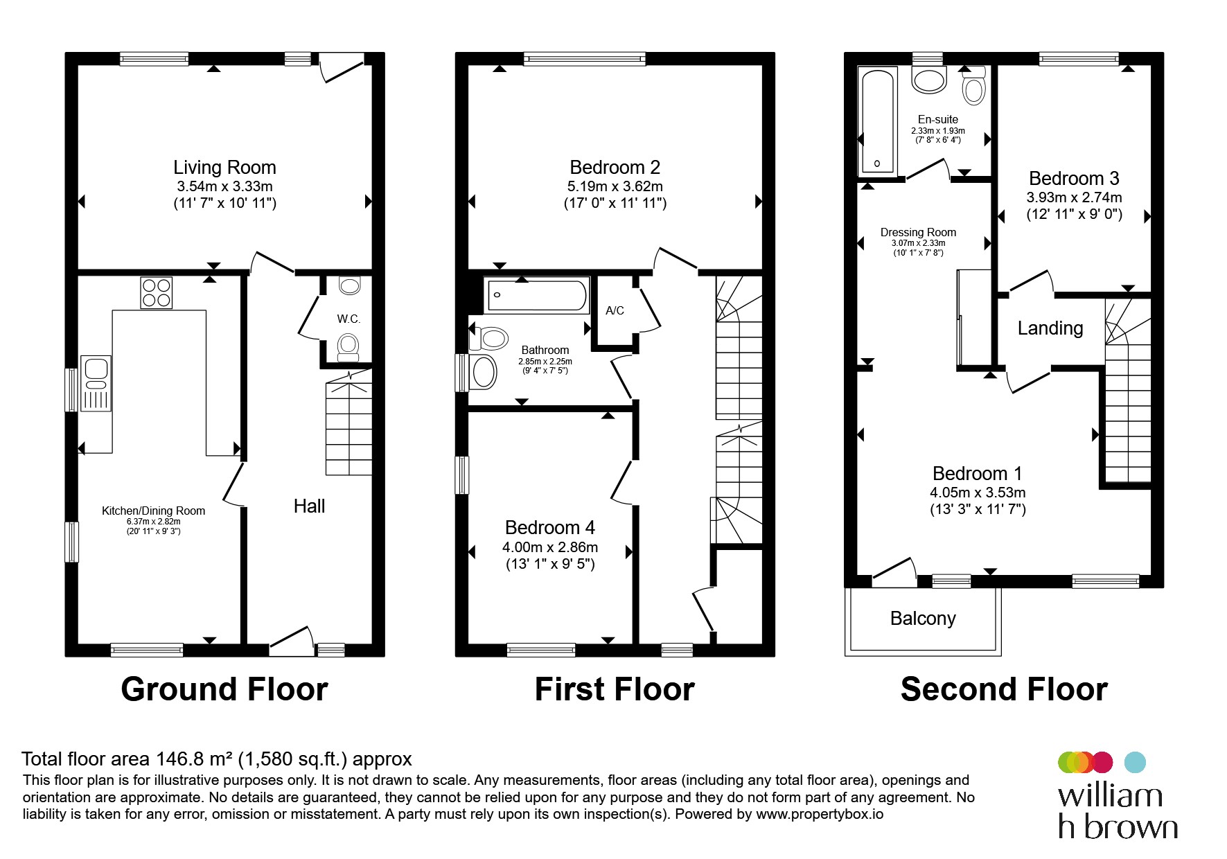 12, Nokes Road, Huntingdon floorplan