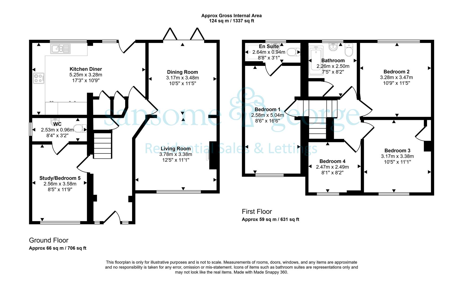 175, Overdown Road, Reading floorplan
