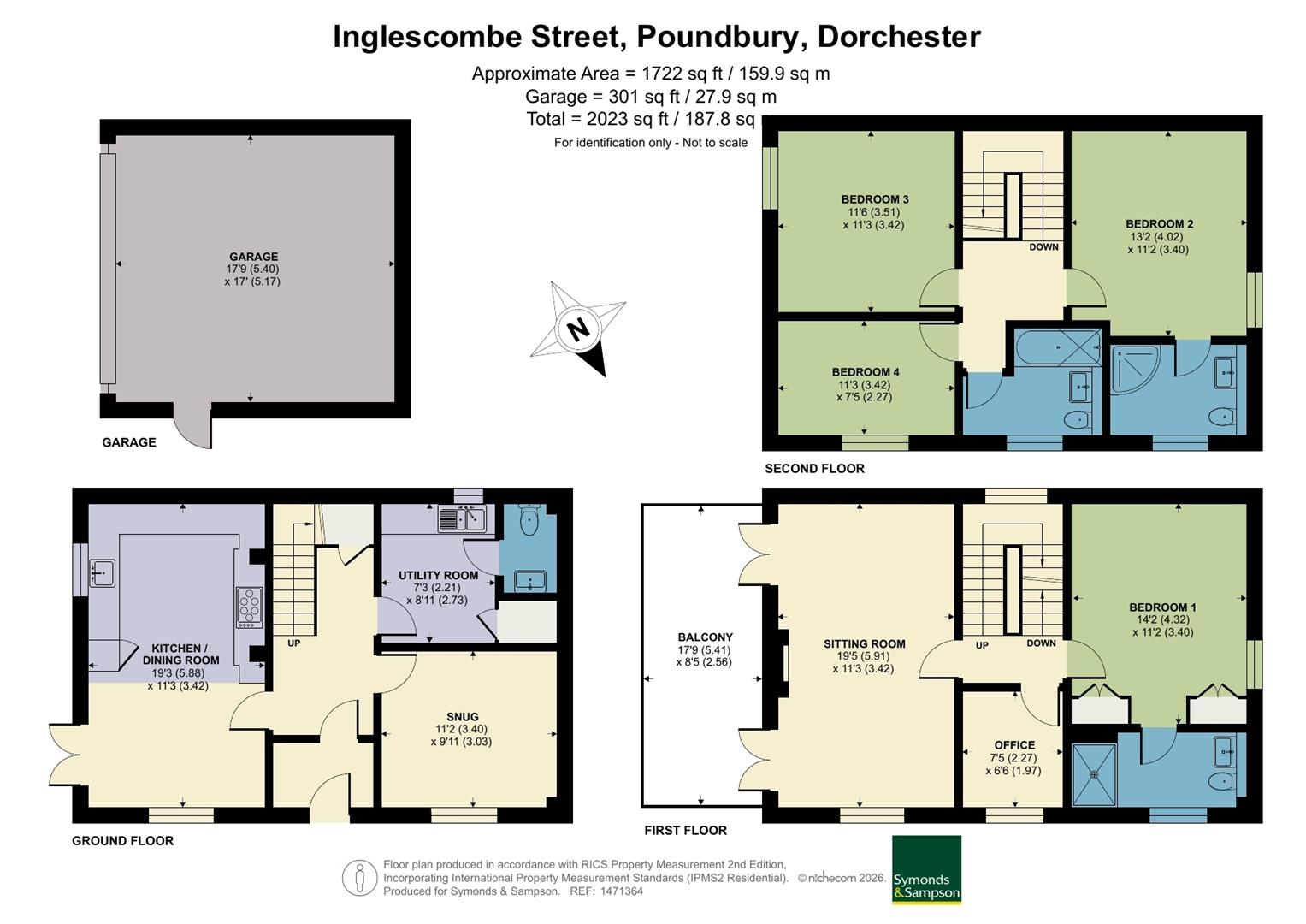 7, Inglescombe Street, Dorchester floorplan