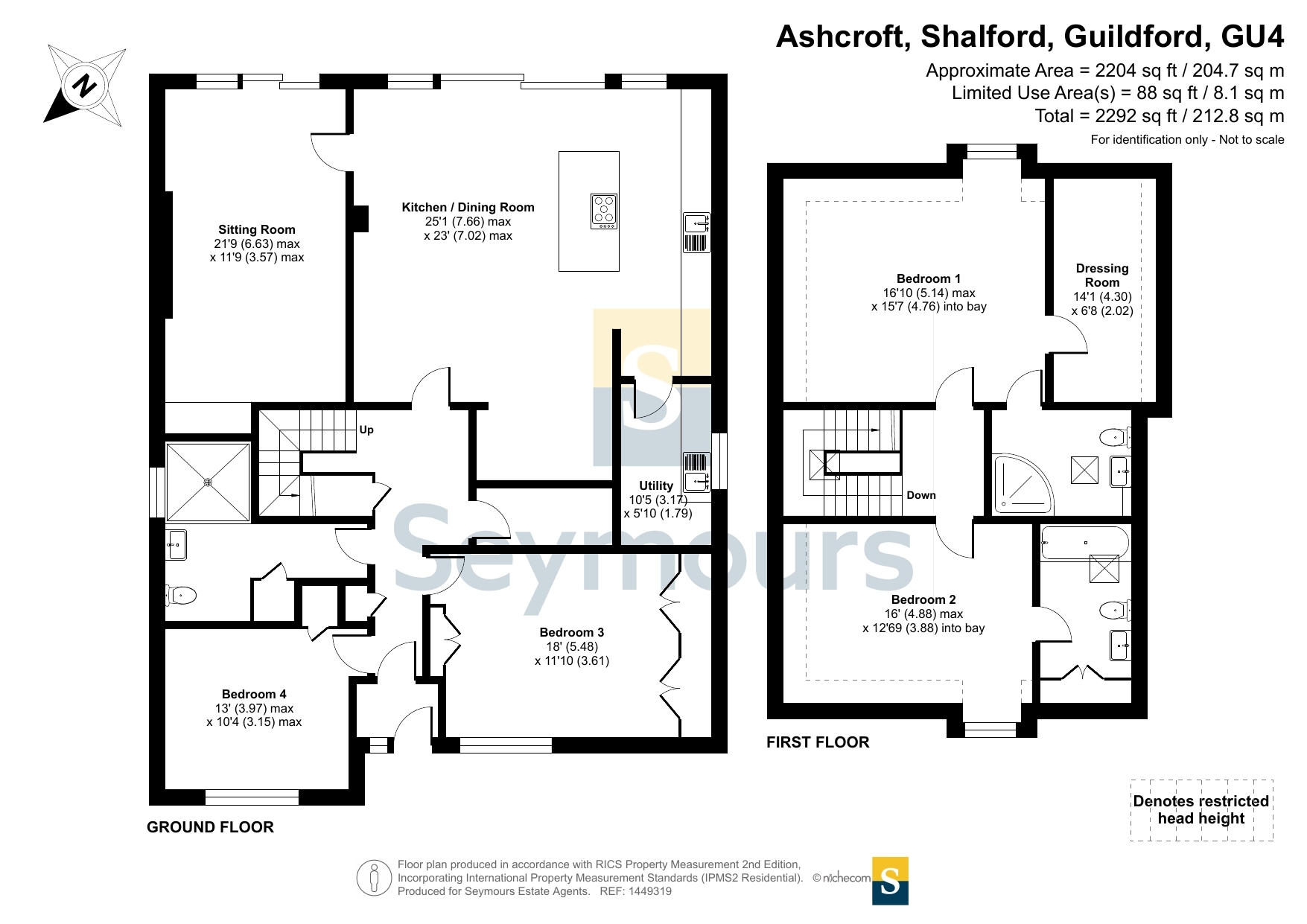 13, Ashcroft, Guildford floorplan
