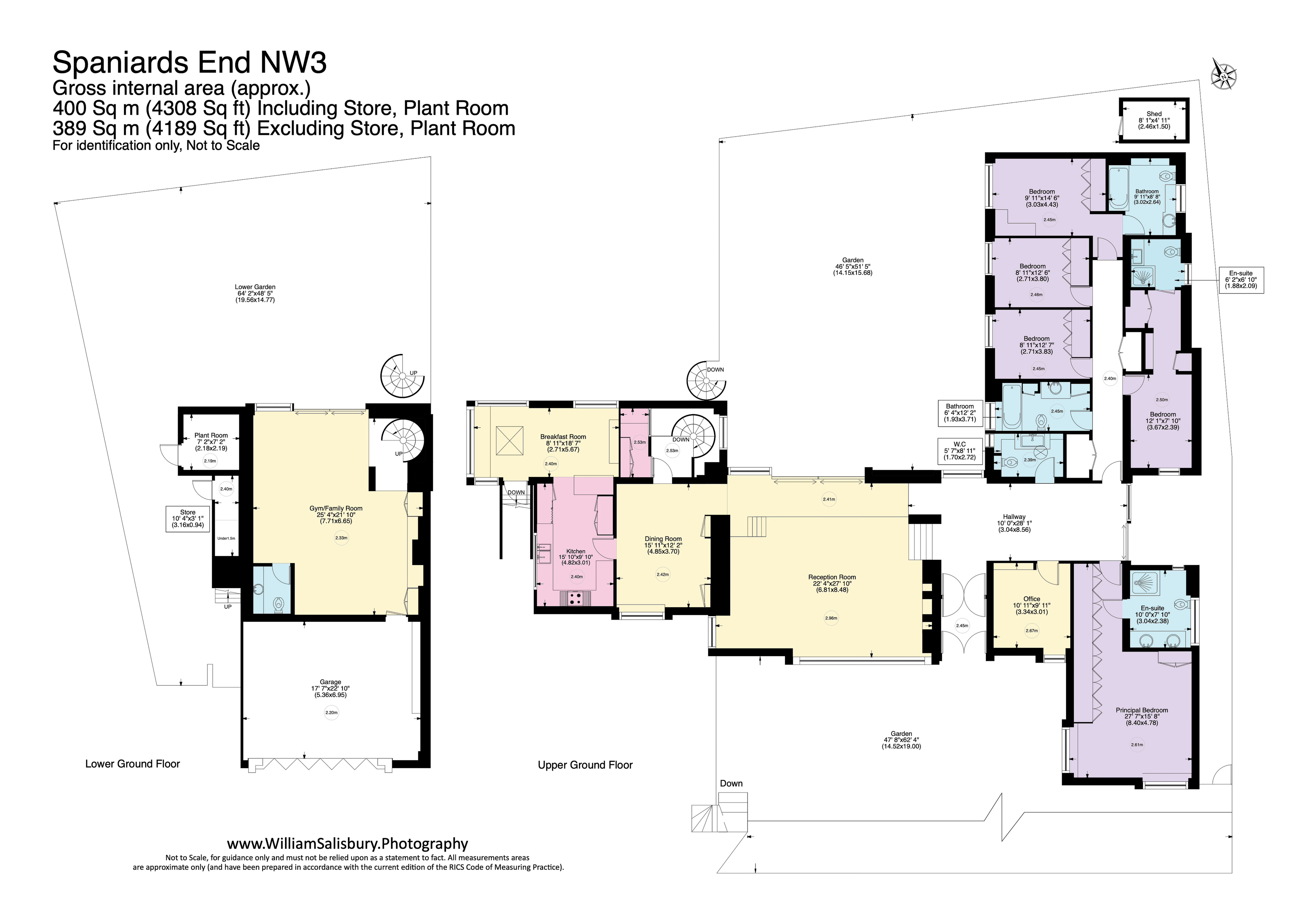Spaniards End, London floorplan