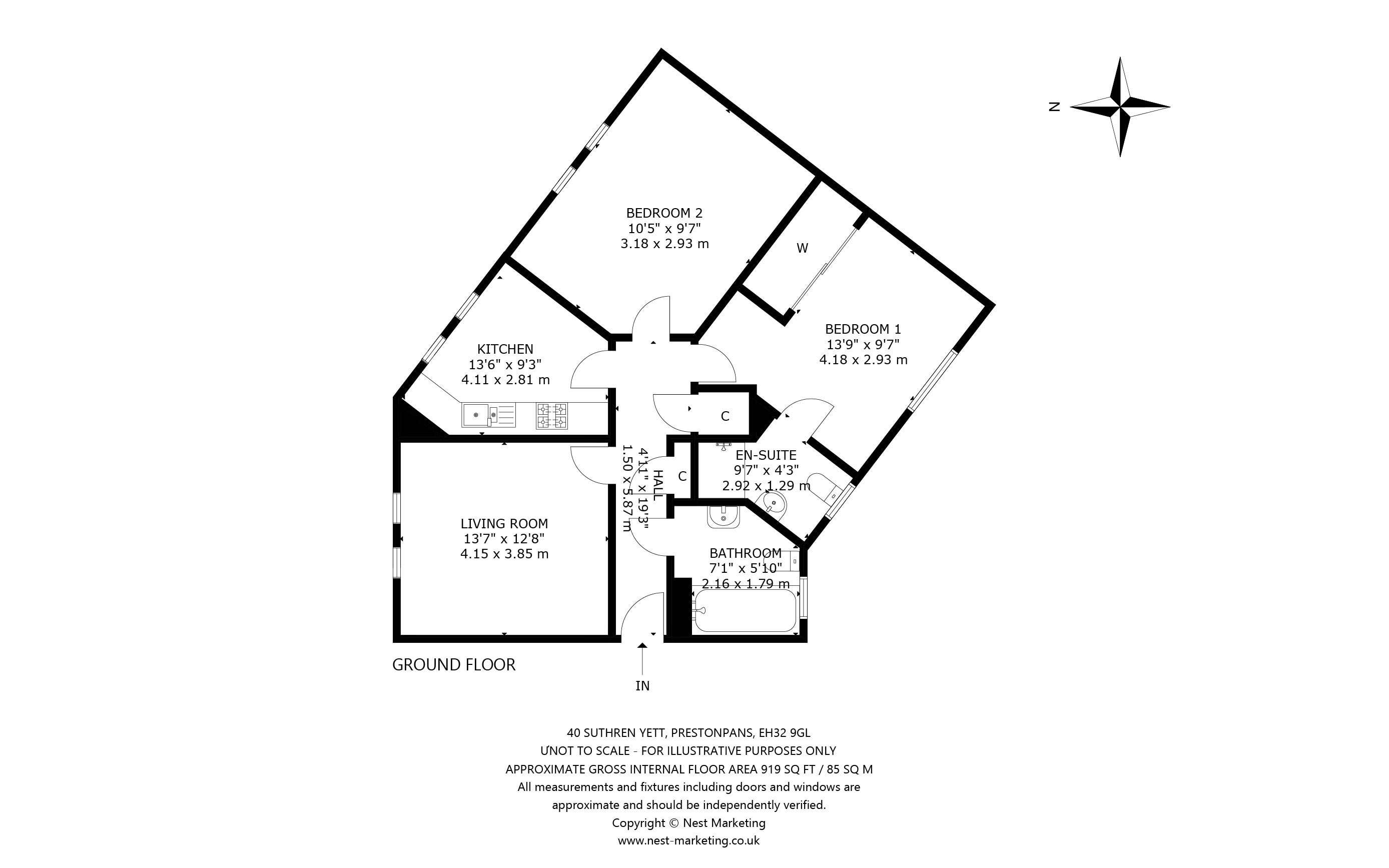 40, Suthren Yett, PRESTONPANS floorplan