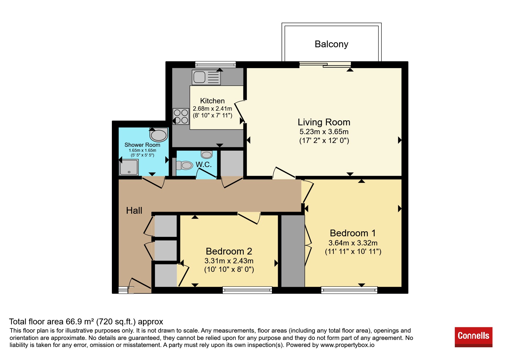 Flat 11, Stratford Court, Westover Gardens, BRISTOL floorplan