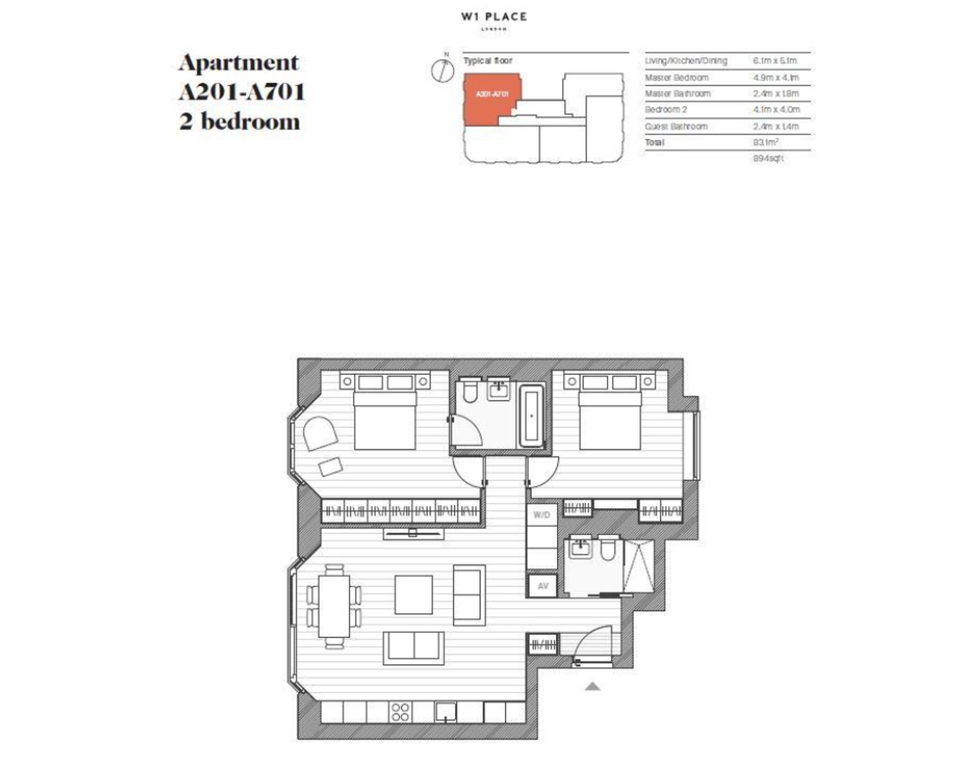 A601, 204 Great Portland Street, London floorplan