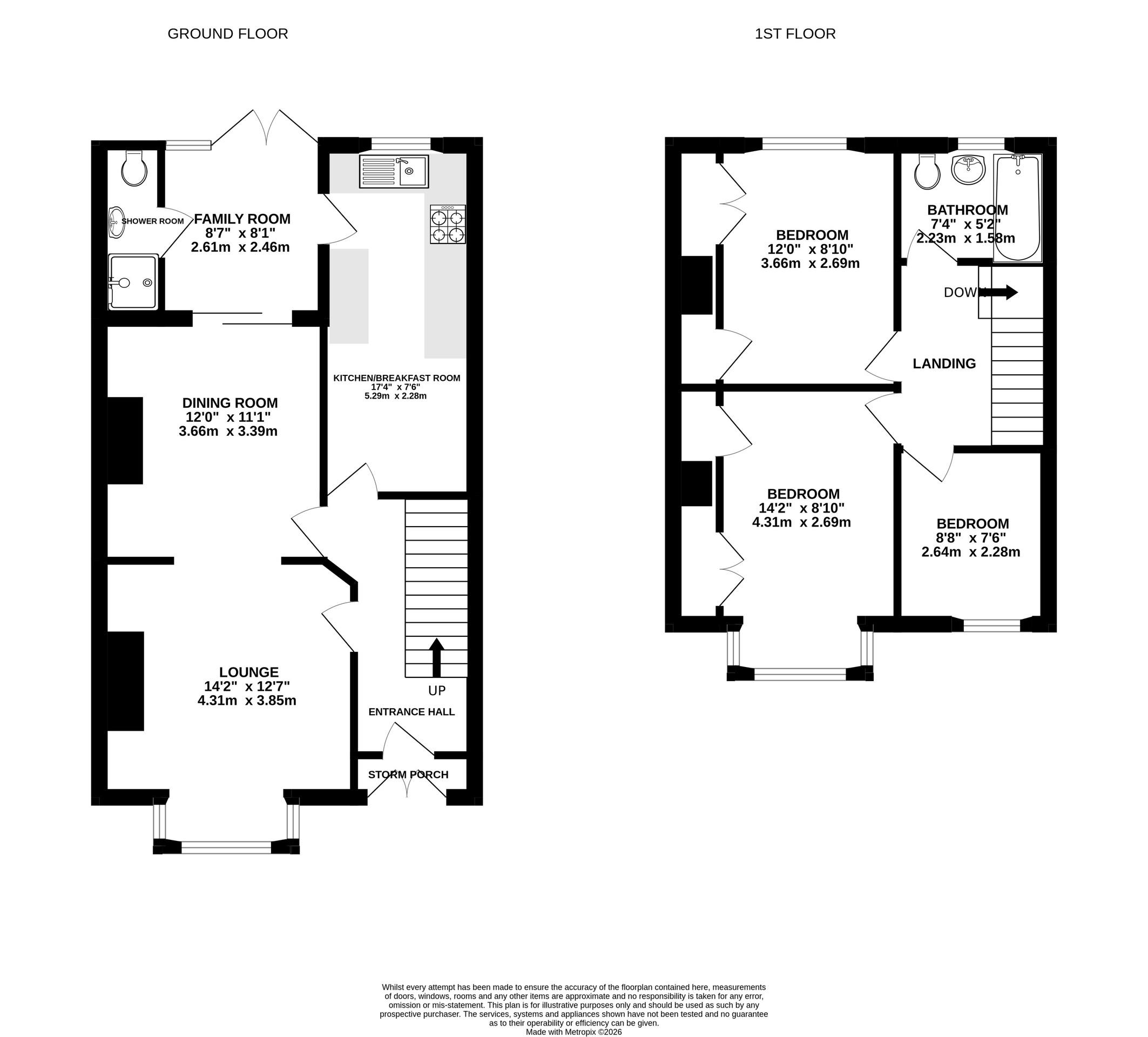 80 Station Road, Bristol floorplan