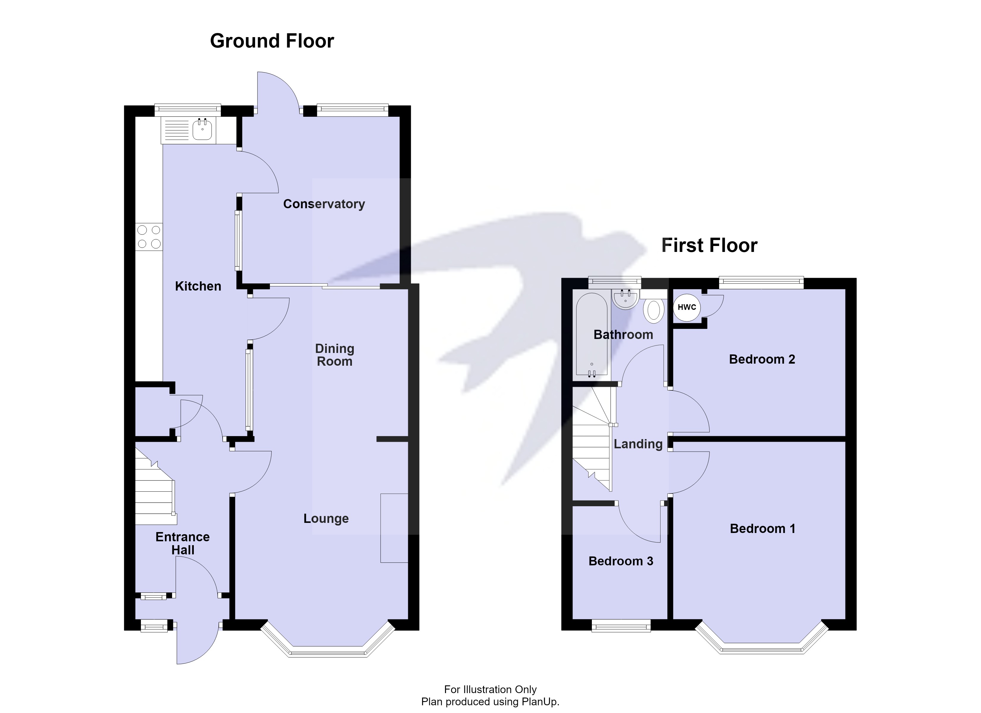 East Rochester Way, Sidcup floorplan