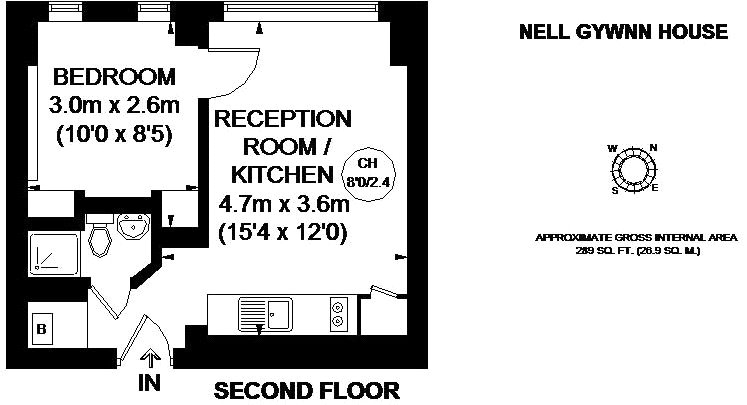 Flat 230, Nell Gwynn House, Sloane Avenue, London floorplan