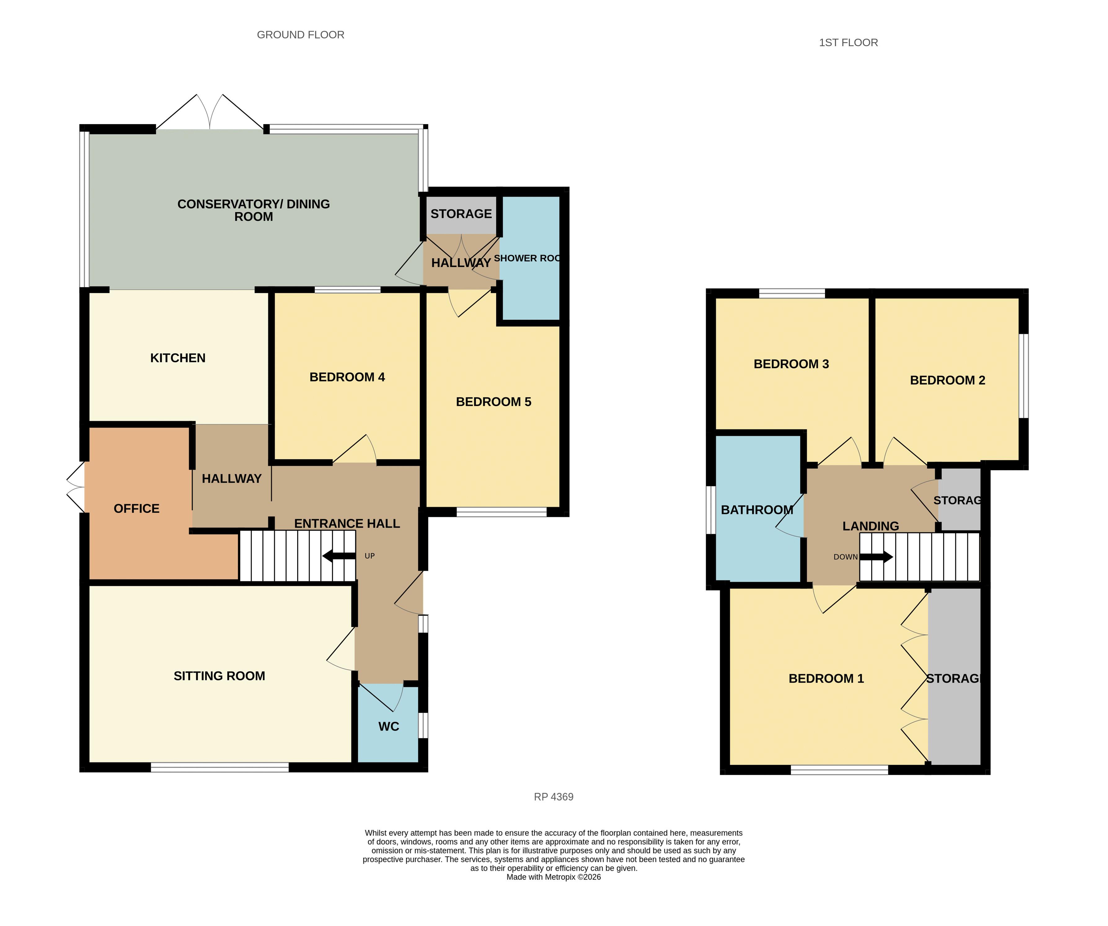 11, Troon Way, Colwyn Bay floorplan