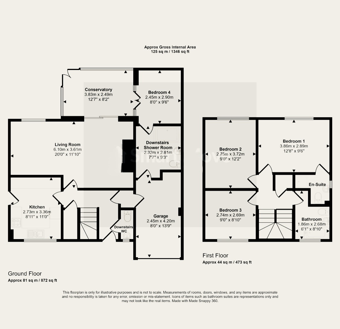 22, Stokesay Court, Peterborough floorplan