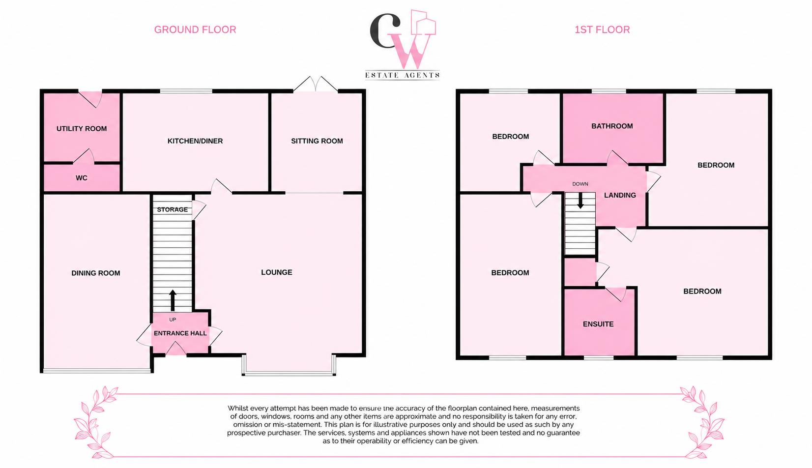 21, Pinewood Road, Winsford floorplan
