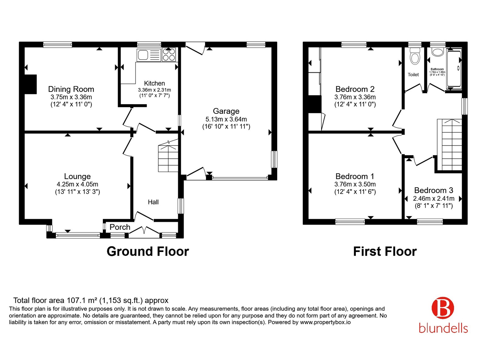 50, Masefield Road, South Yorkshire floorplan