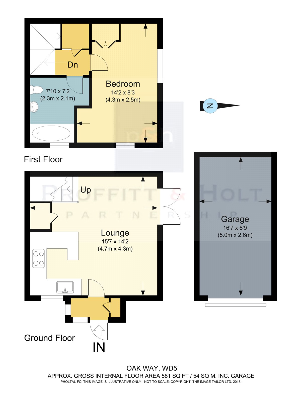 1 Bedrooms End terrace house for sale in Oak Green, Abbots Langley WD5