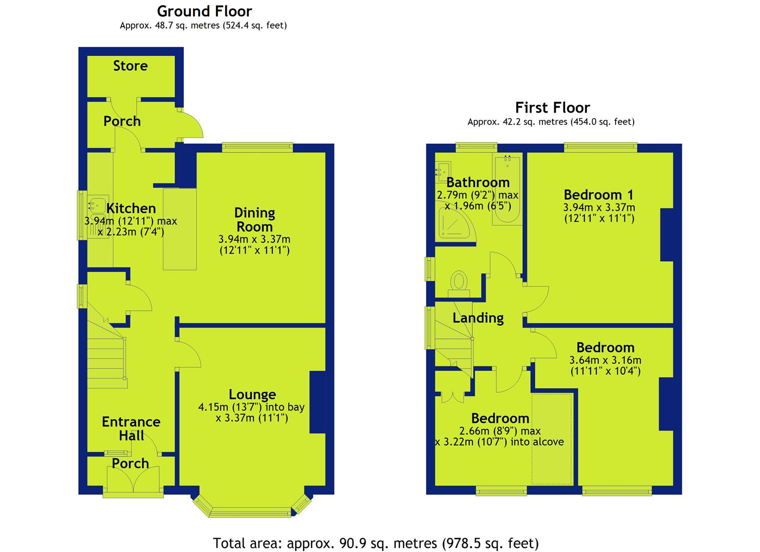 34, Carlyle Road, Nottingham floorplan