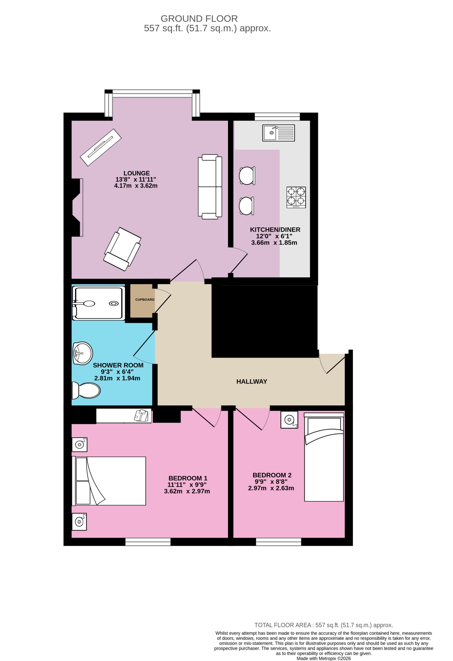 12, St. Ellens Court, Beverley floorplan