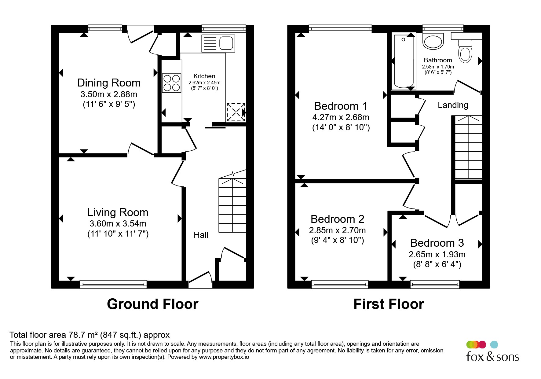 1, Moore Crescent, Southampton floorplan