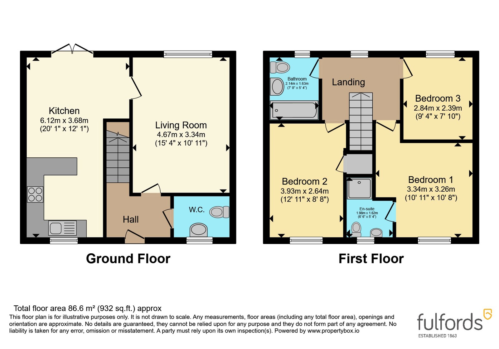 63, French Furze Road, Totnes floorplan
