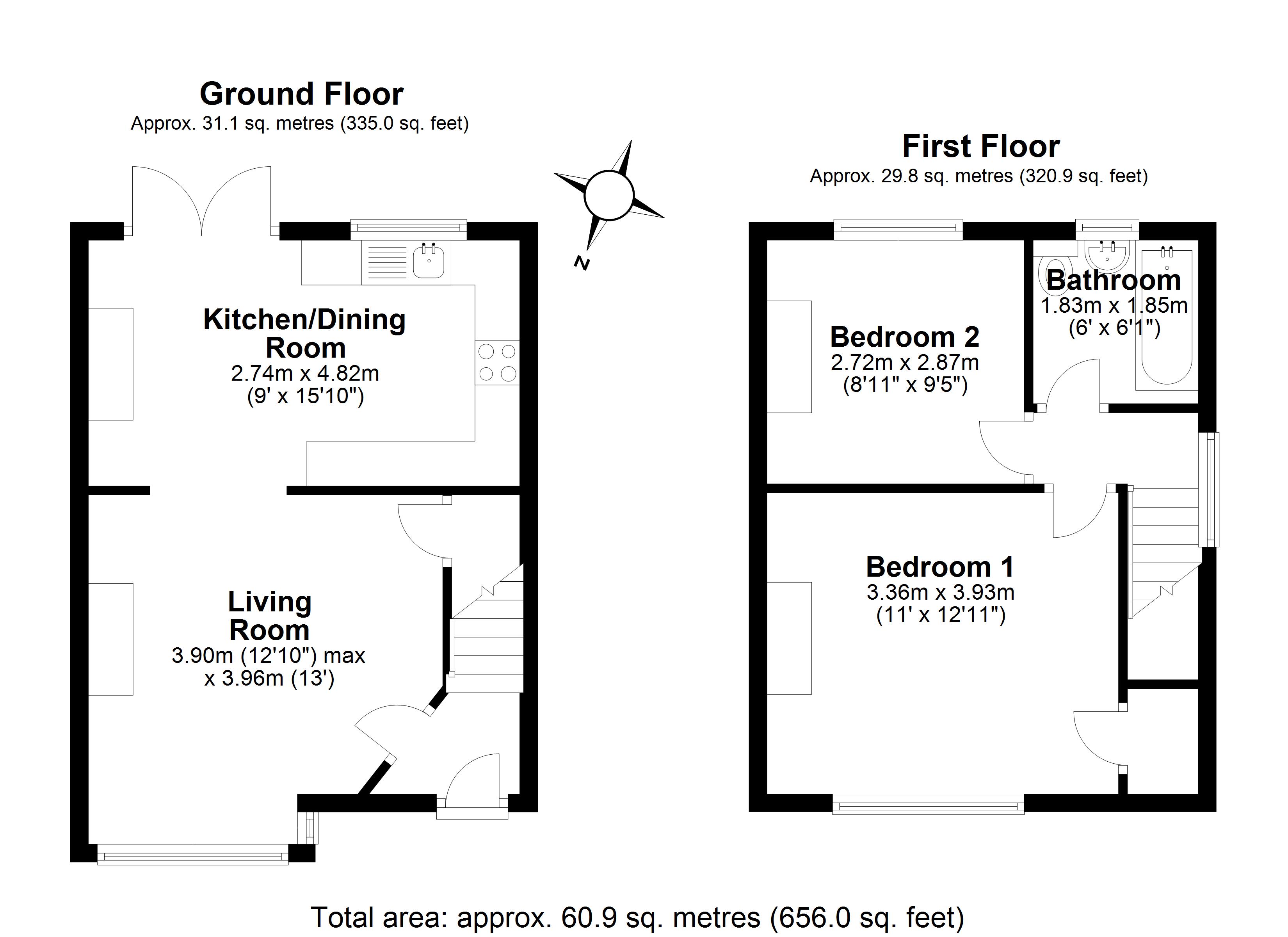 87, Briar Road, Watford floorplan