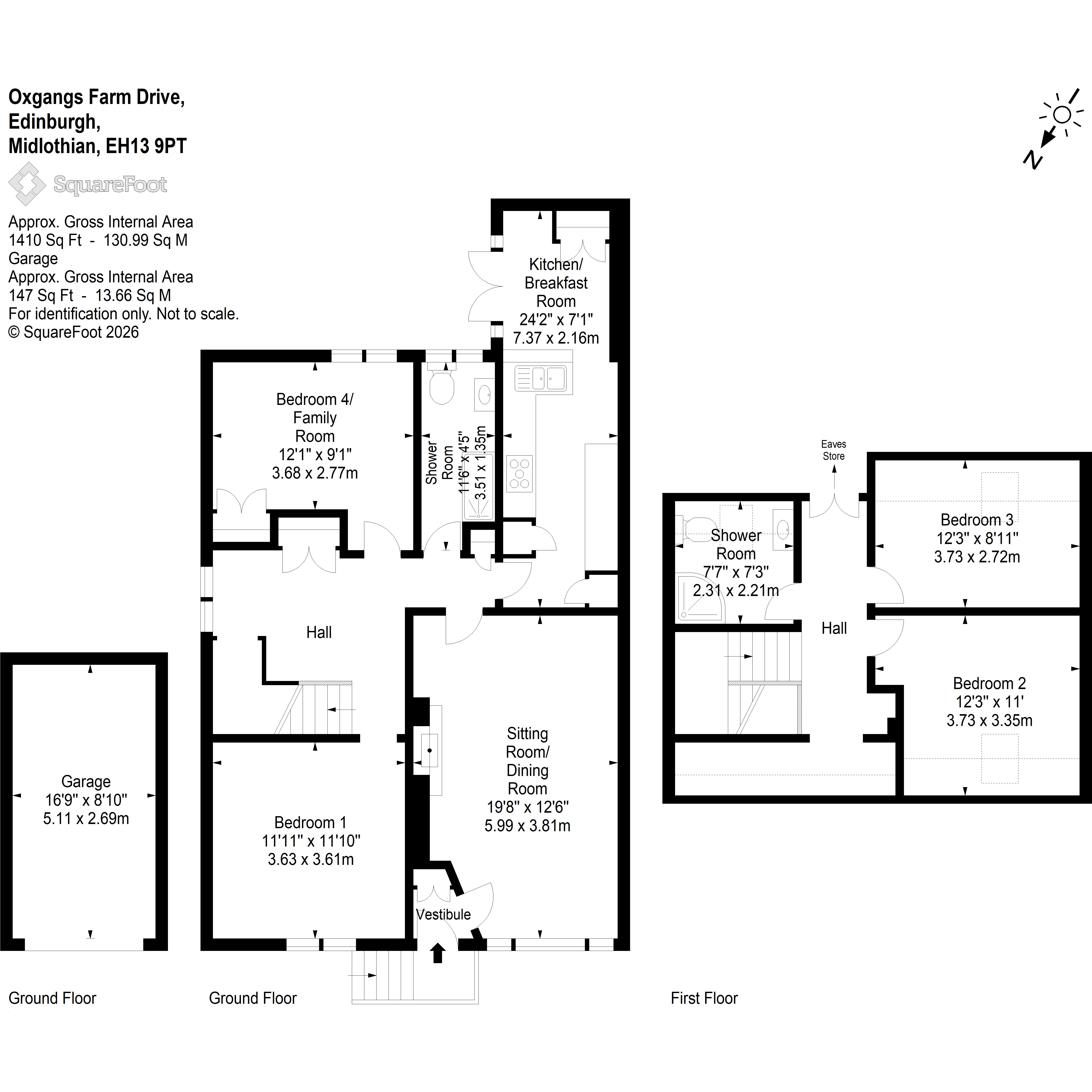 47, Oxgangs Farm Drive, Oxgangs, Edinburgh, EH13 floorplan