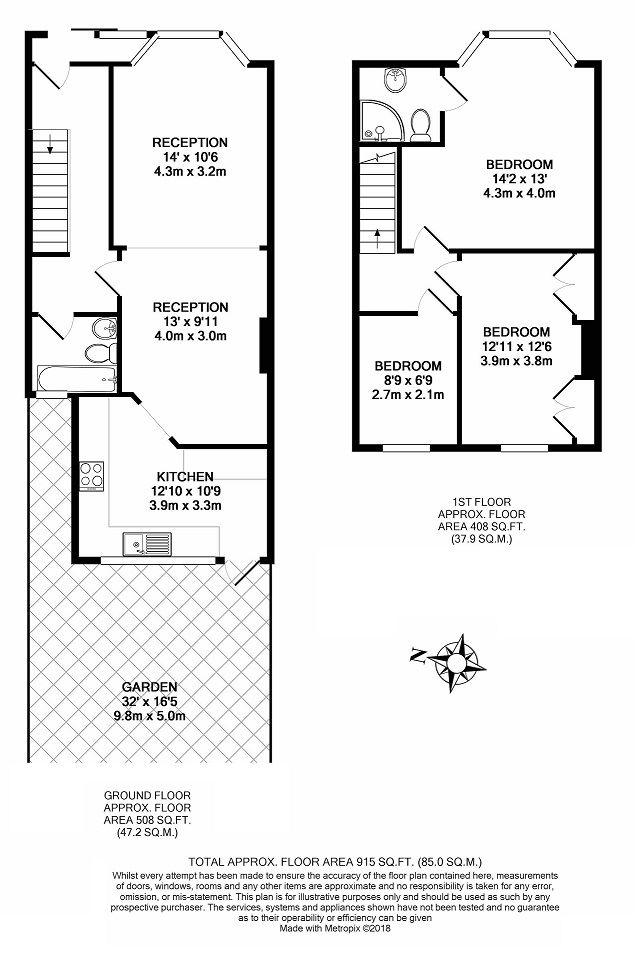 3 Bedrooms Terraced house for sale in Glebe Avenue, Mitcham CR4