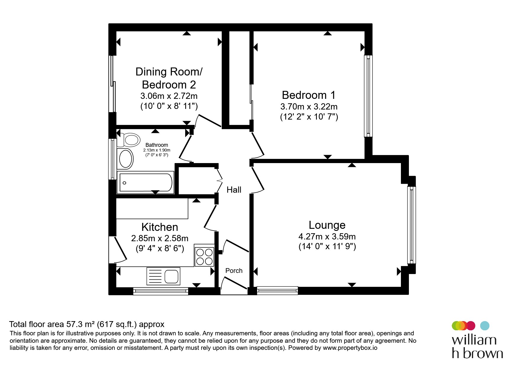 202, Eastern Avenue North, Northampton floorplan