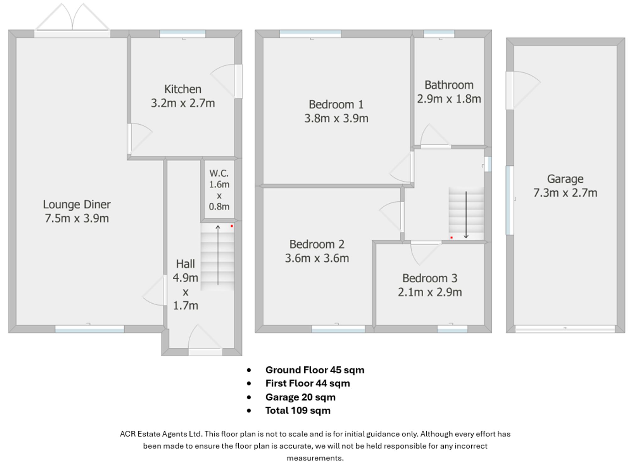 8 Orchard Grove, Doncaster floorplan