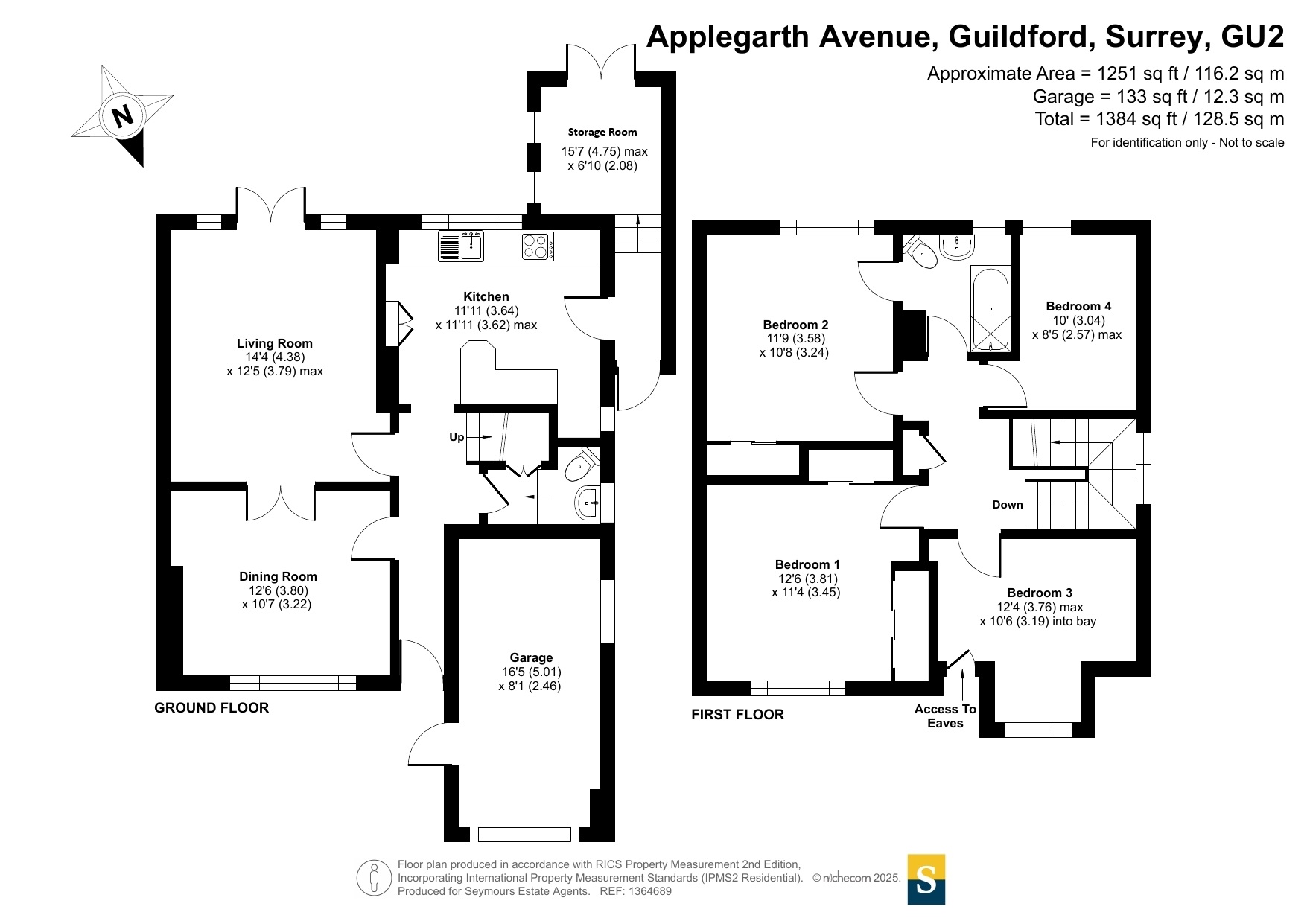 17, Applegarth Avenue, Surrey floorplan